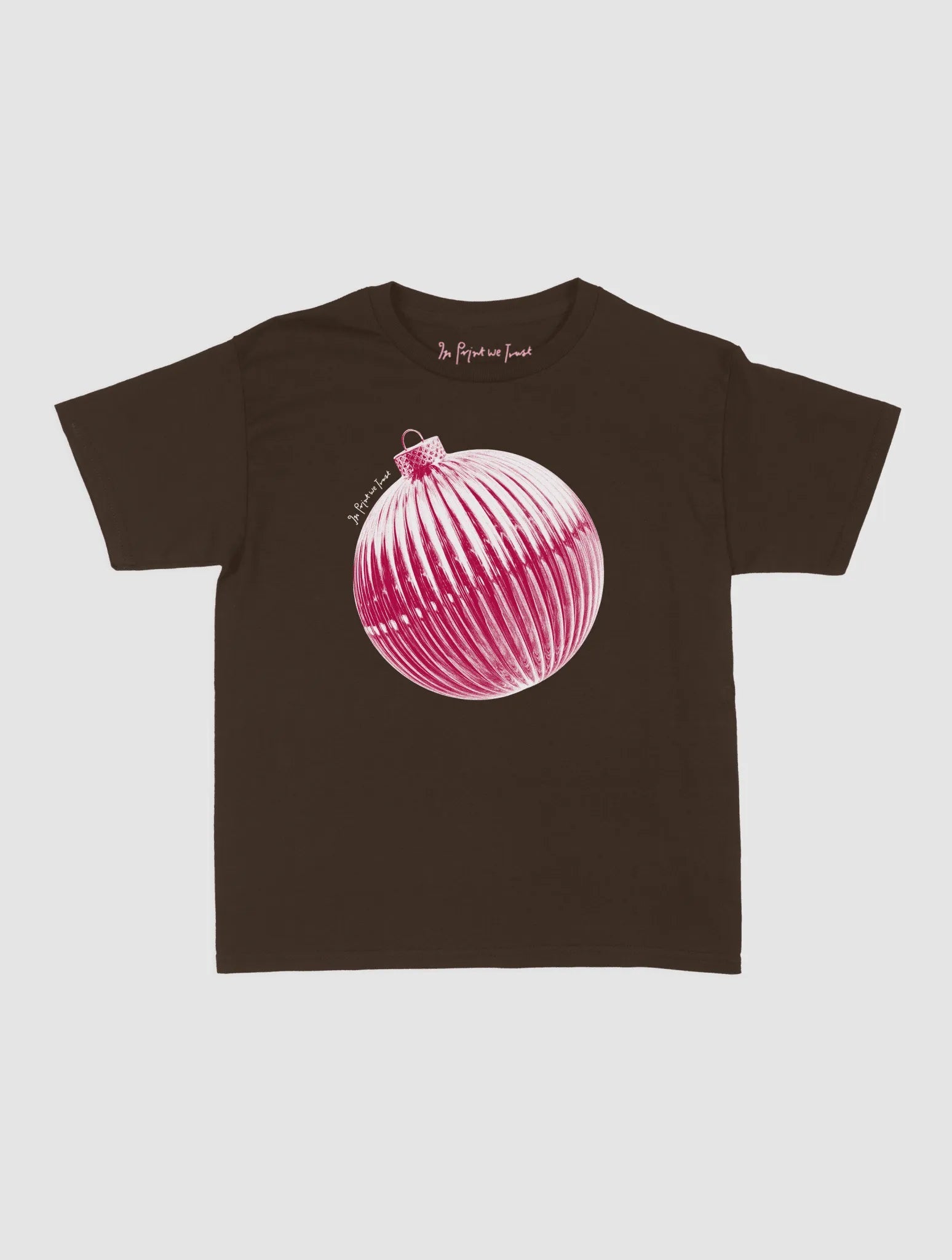 bauble baby tee - In Print We Trust