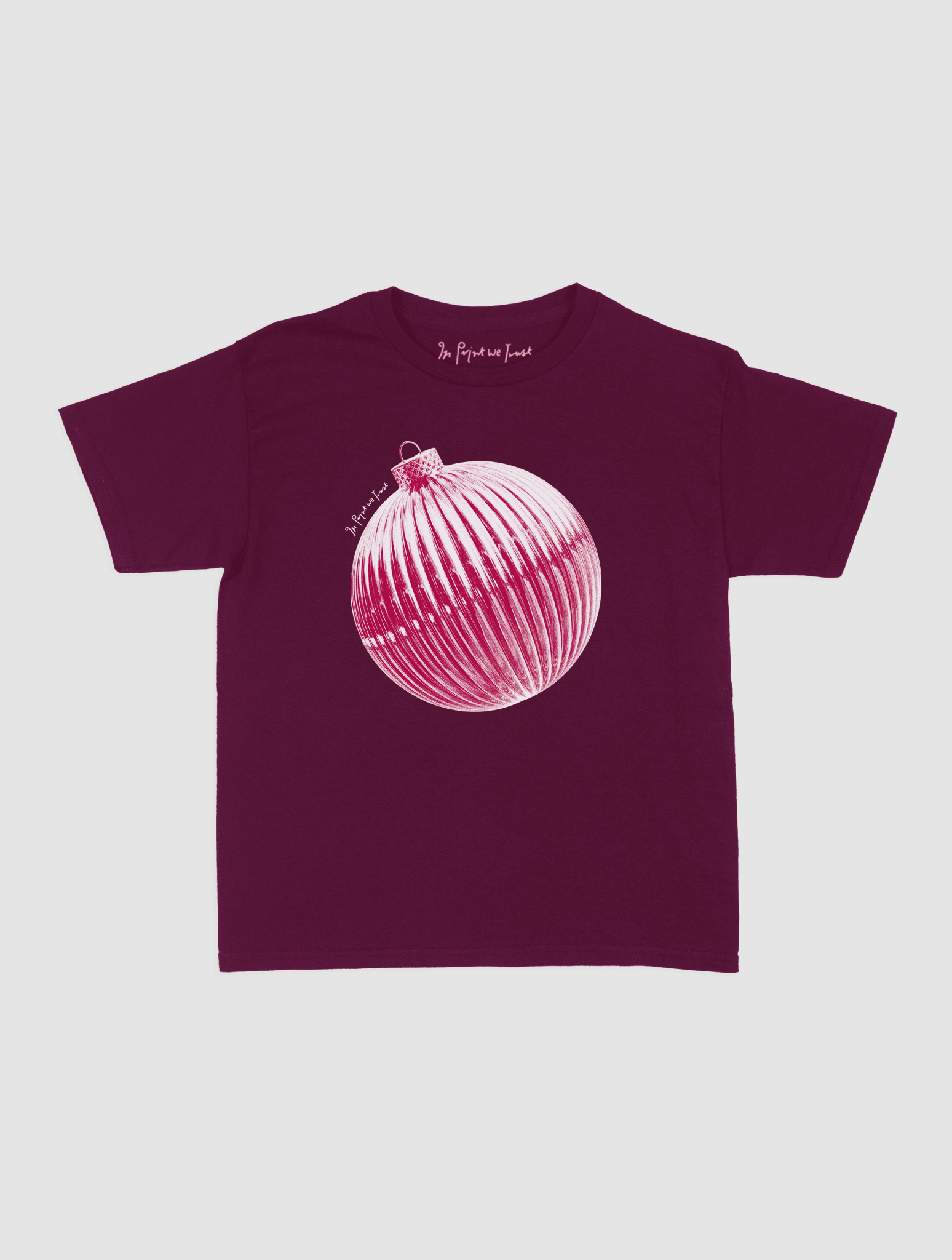 bauble baby tee - In Print We Trust