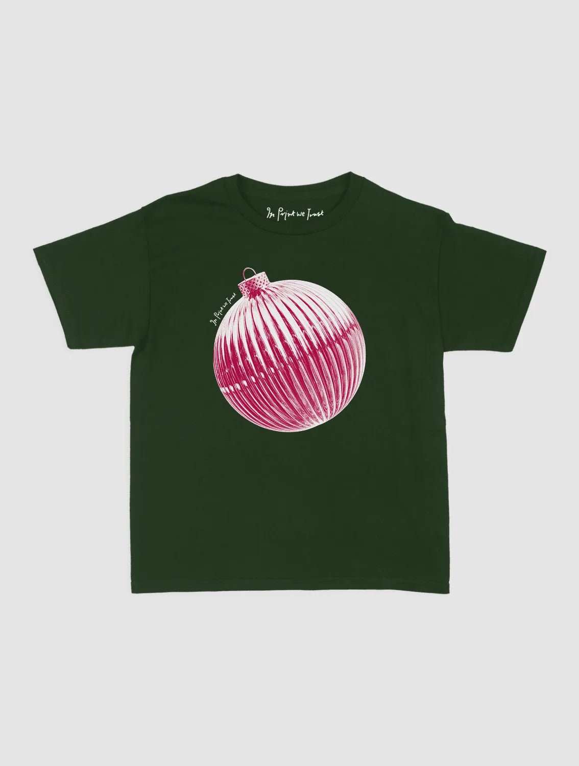 bauble baby tee - In Print We Trust