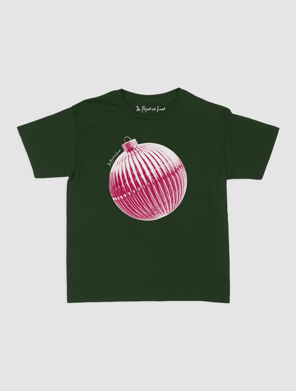 bauble baby tee - In Print We Trust