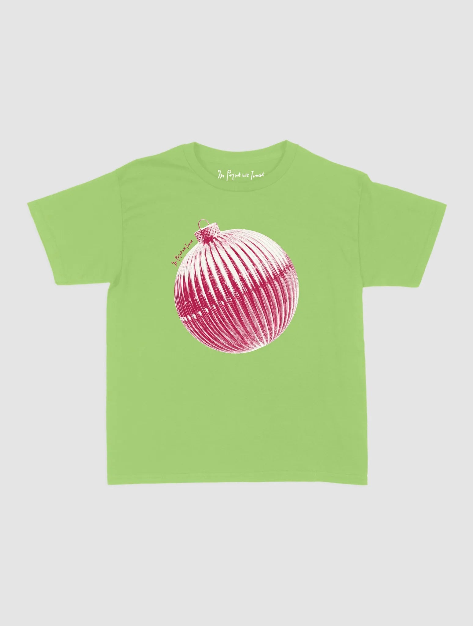 bauble baby tee - In Print We Trust