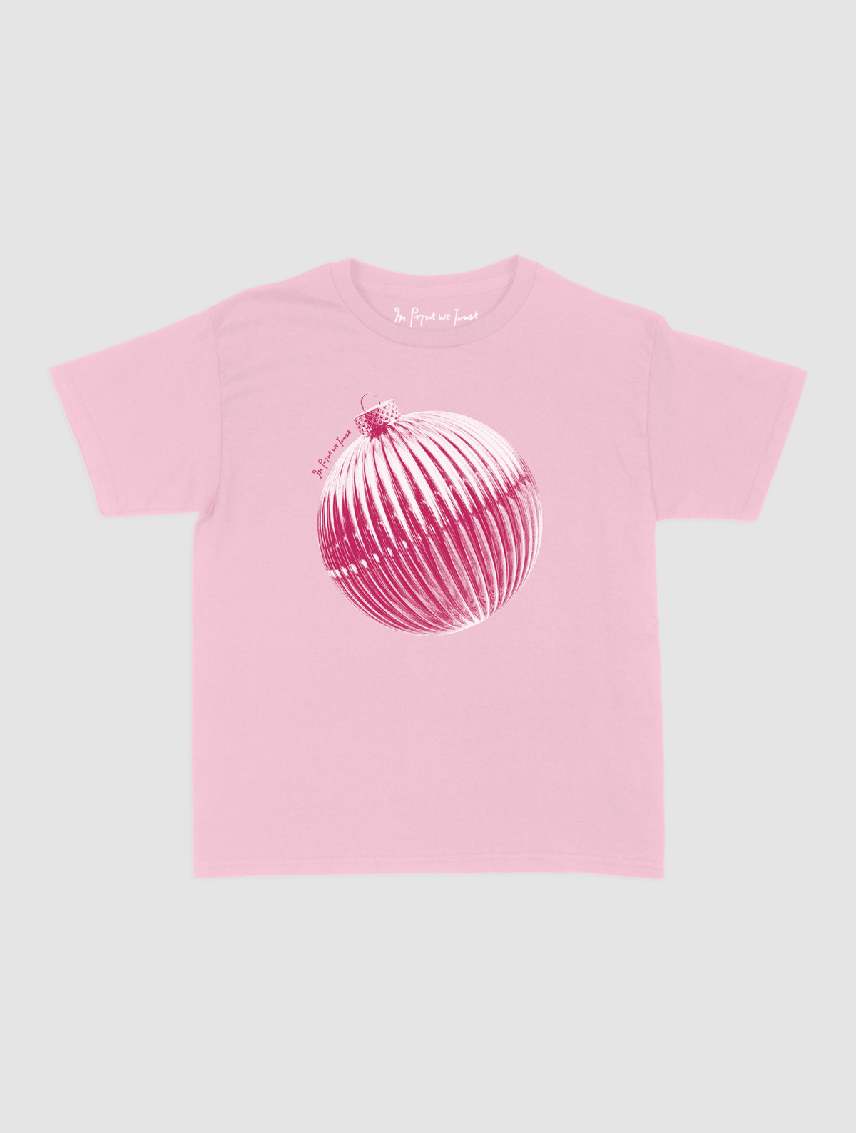 bauble baby tee - In Print We Trust