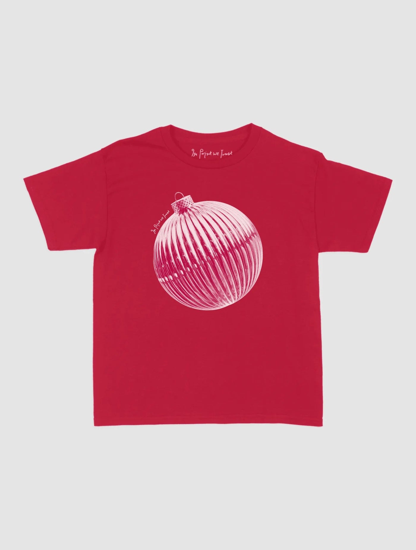 bauble baby tee - In Print We Trust