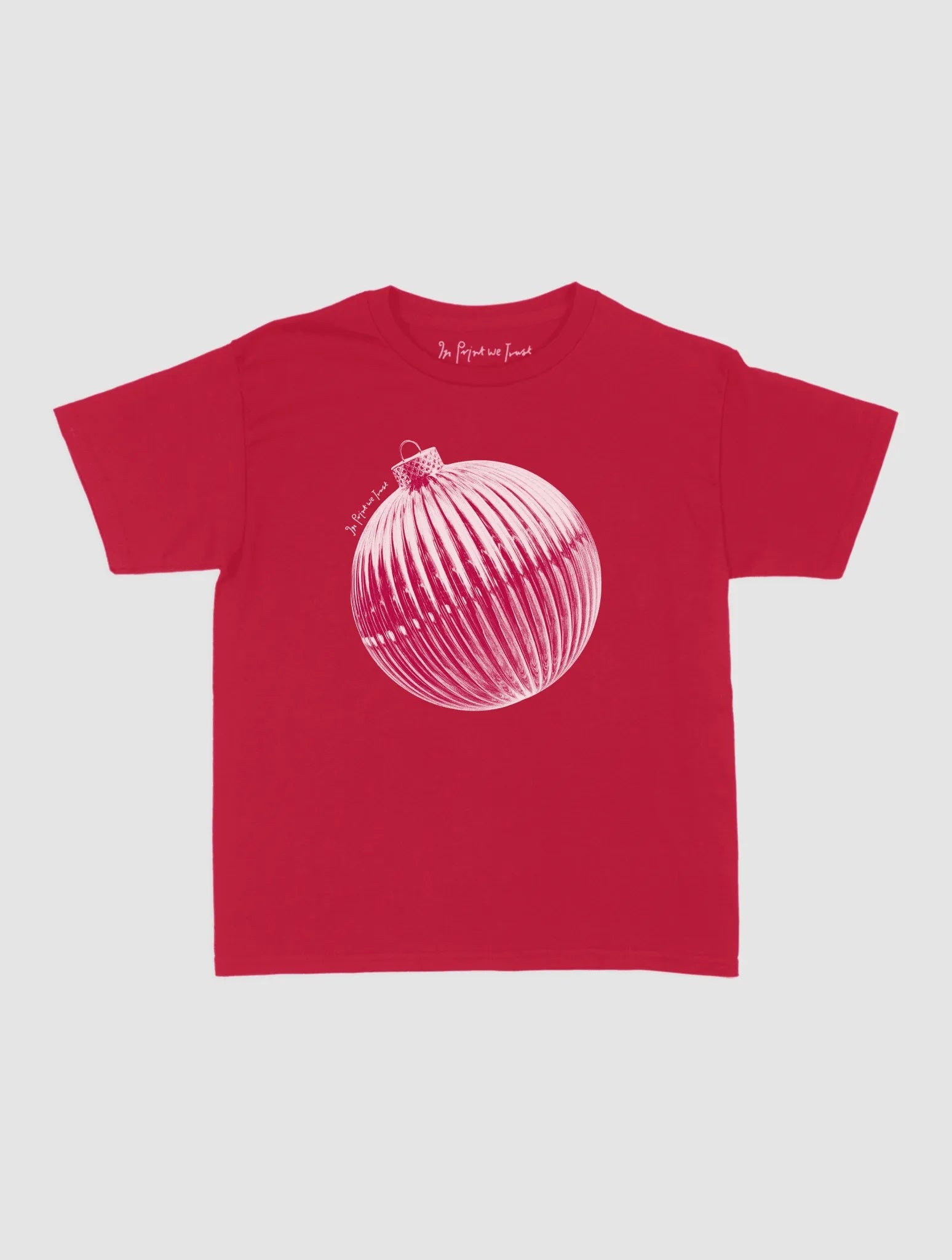 bauble baby tee - In Print We Trust