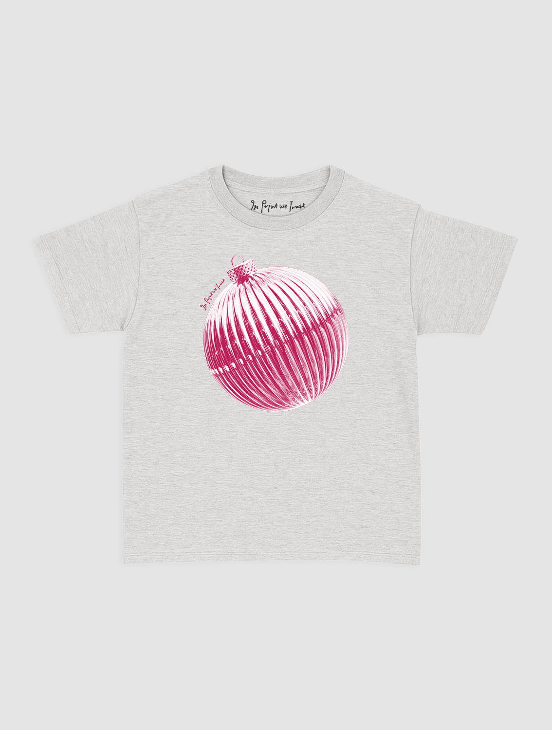 bauble baby tee - In Print We Trust