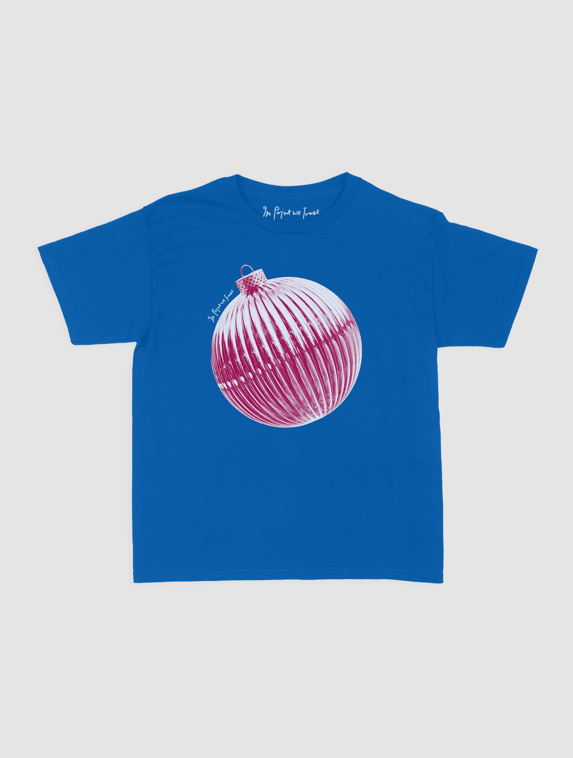 bauble baby tee - In Print We Trust