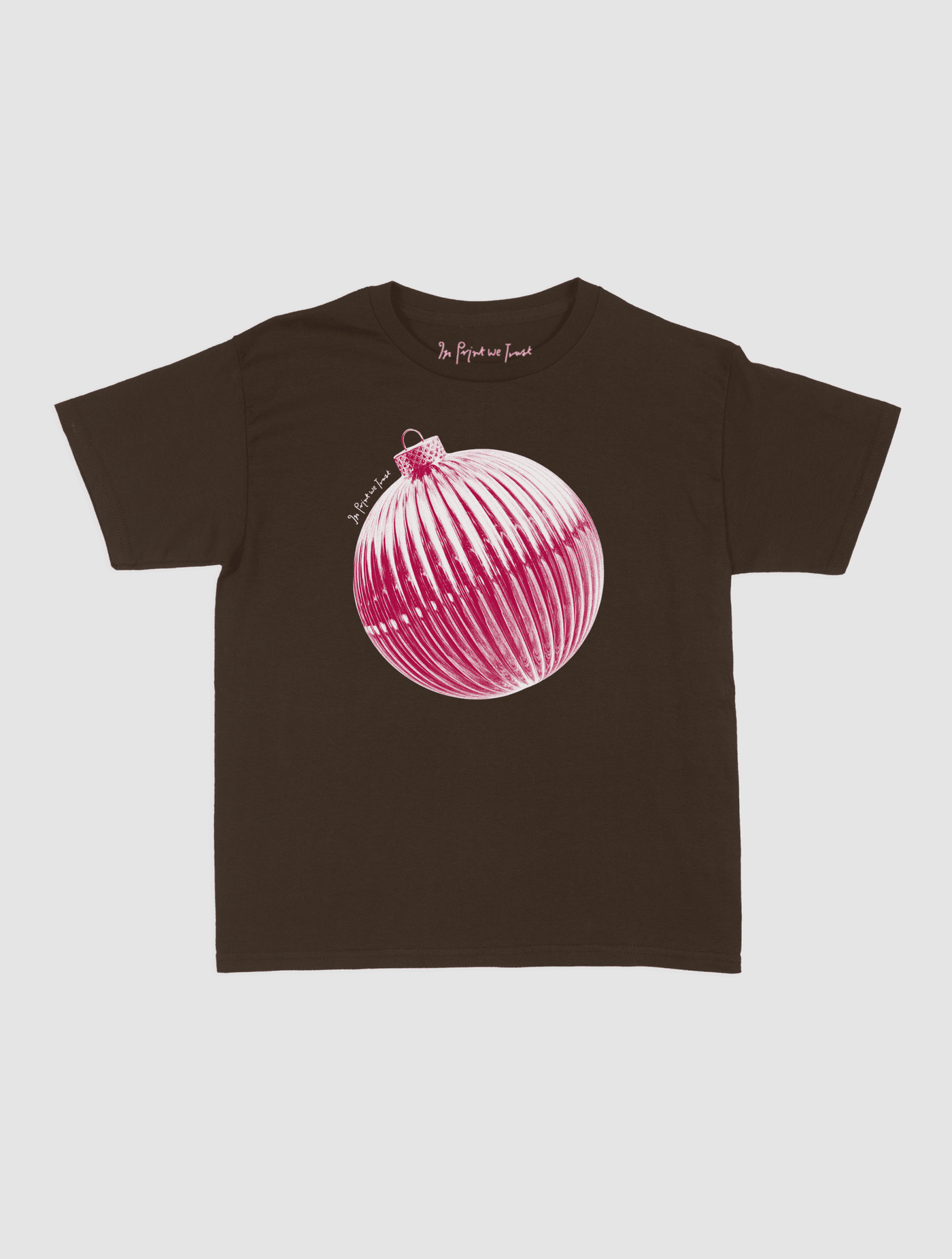 bauble baby tee - In Print We Trust