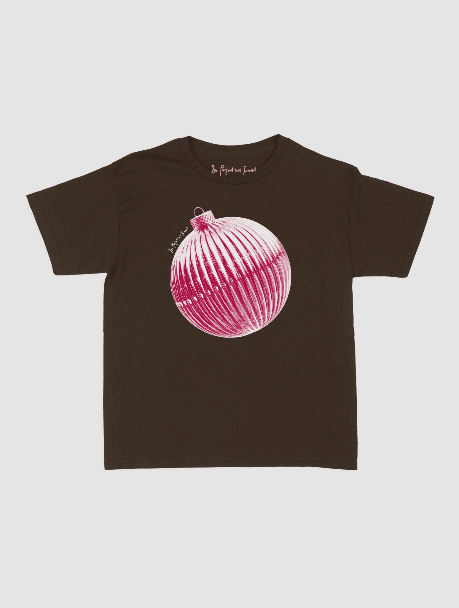bauble baby tee - In Print We Trust
