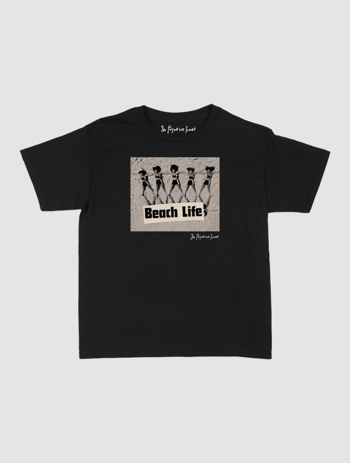 beach life baby tee - In Print We Trust