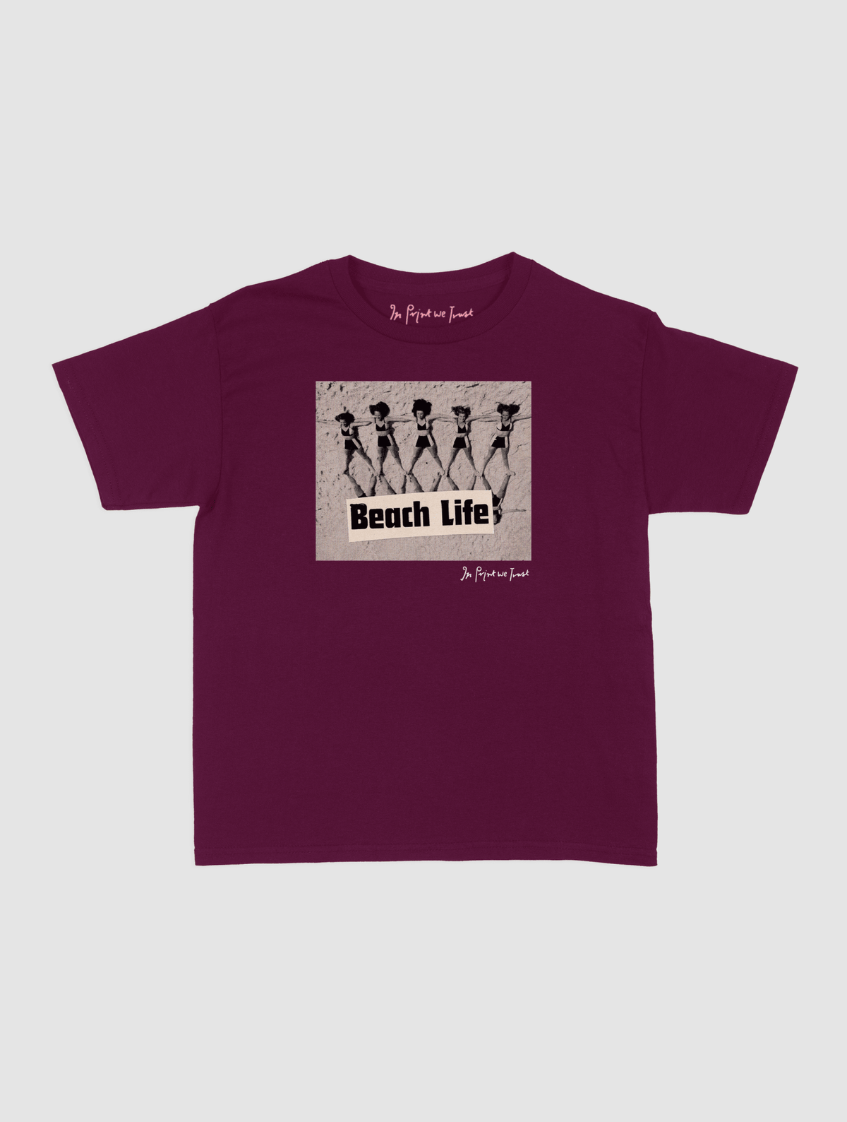 beach life baby tee - In Print We Trust