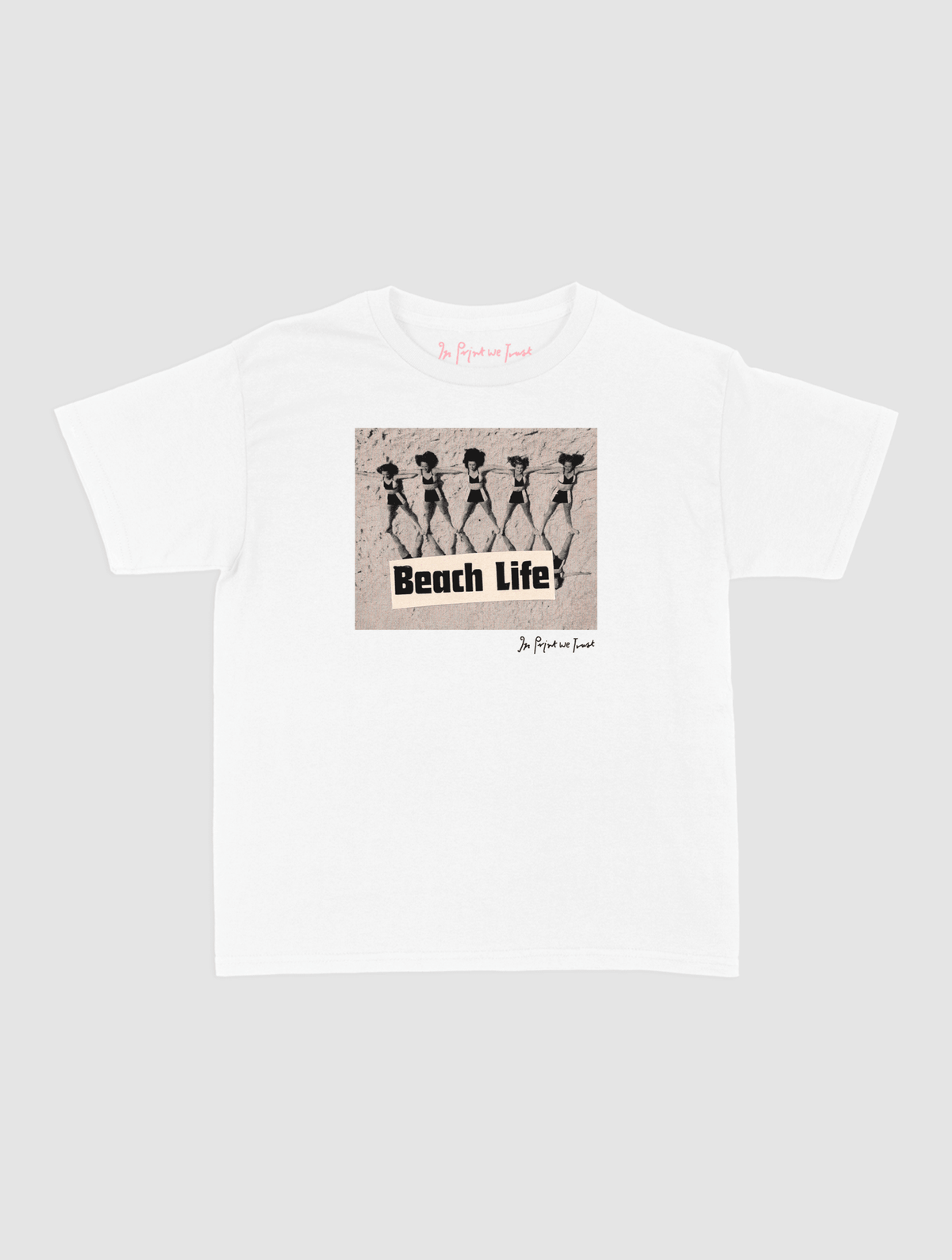 beach life baby tee - In Print We Trust