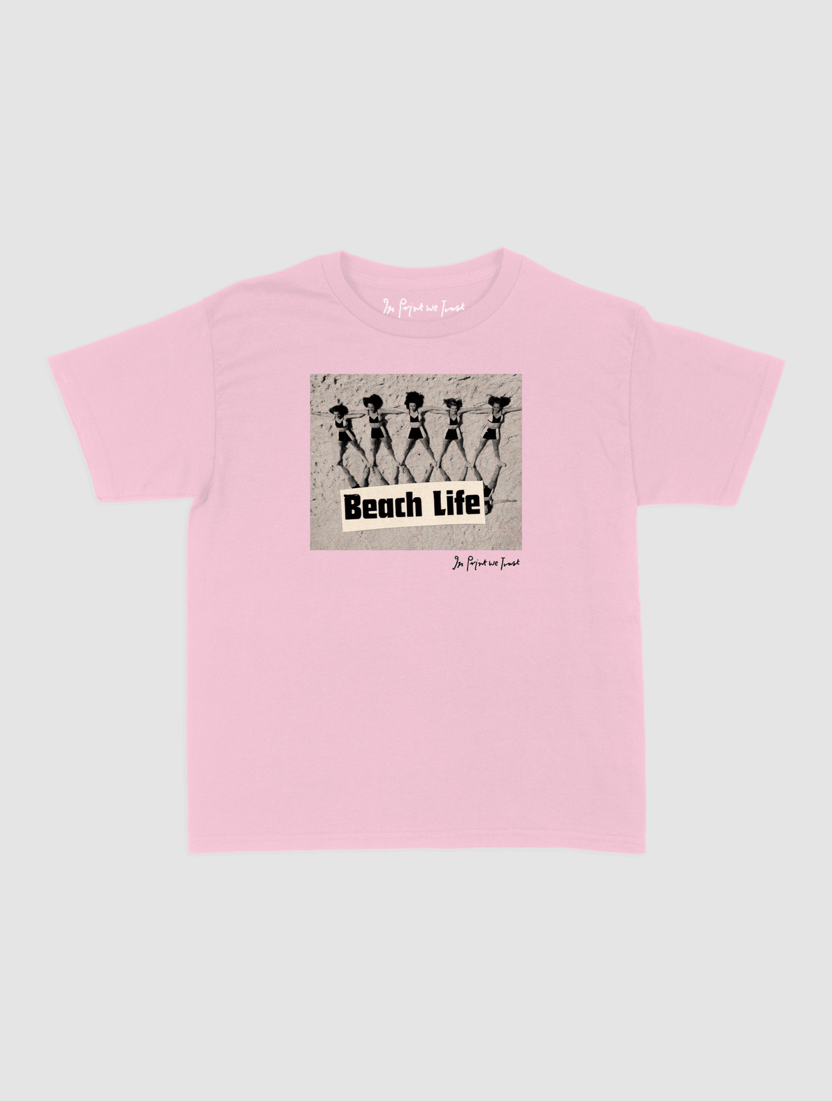 beach life baby tee - In Print We Trust