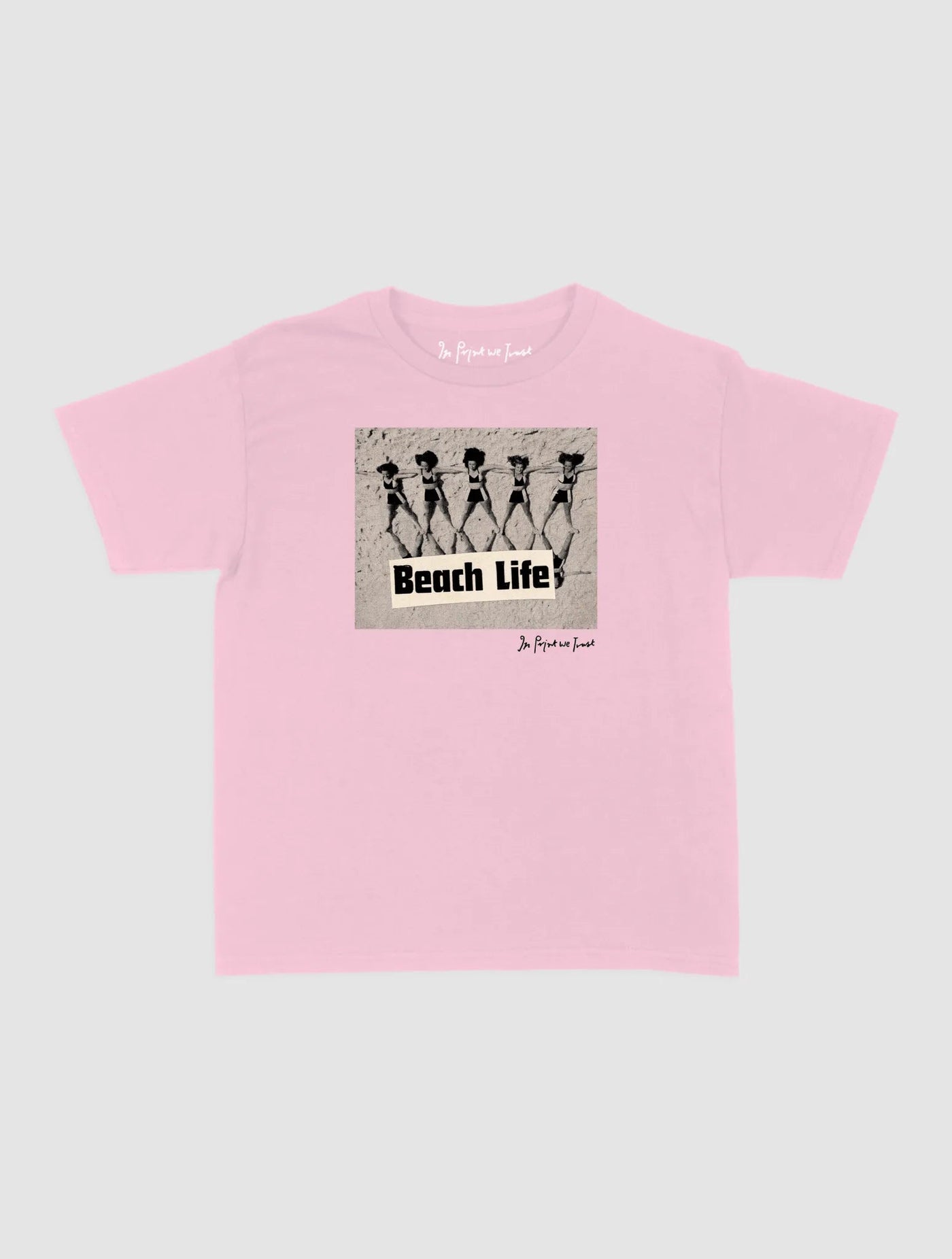 beach life baby tee - In Print We Trust