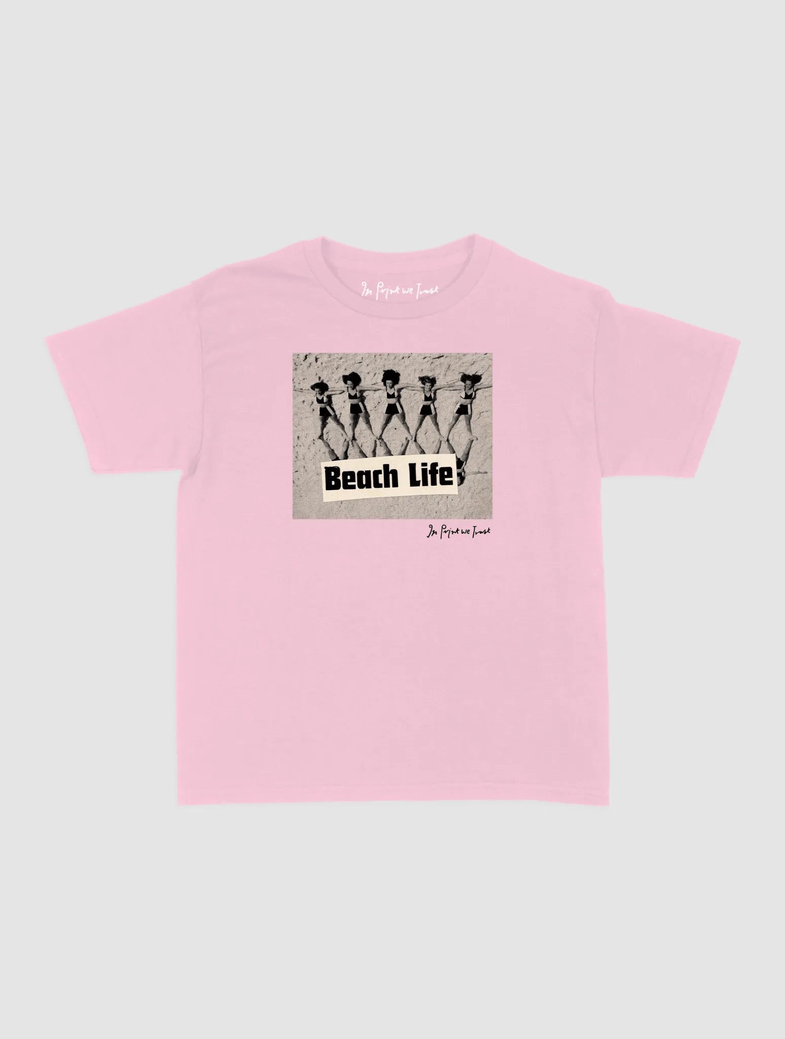 beach life baby tee - In Print We Trust