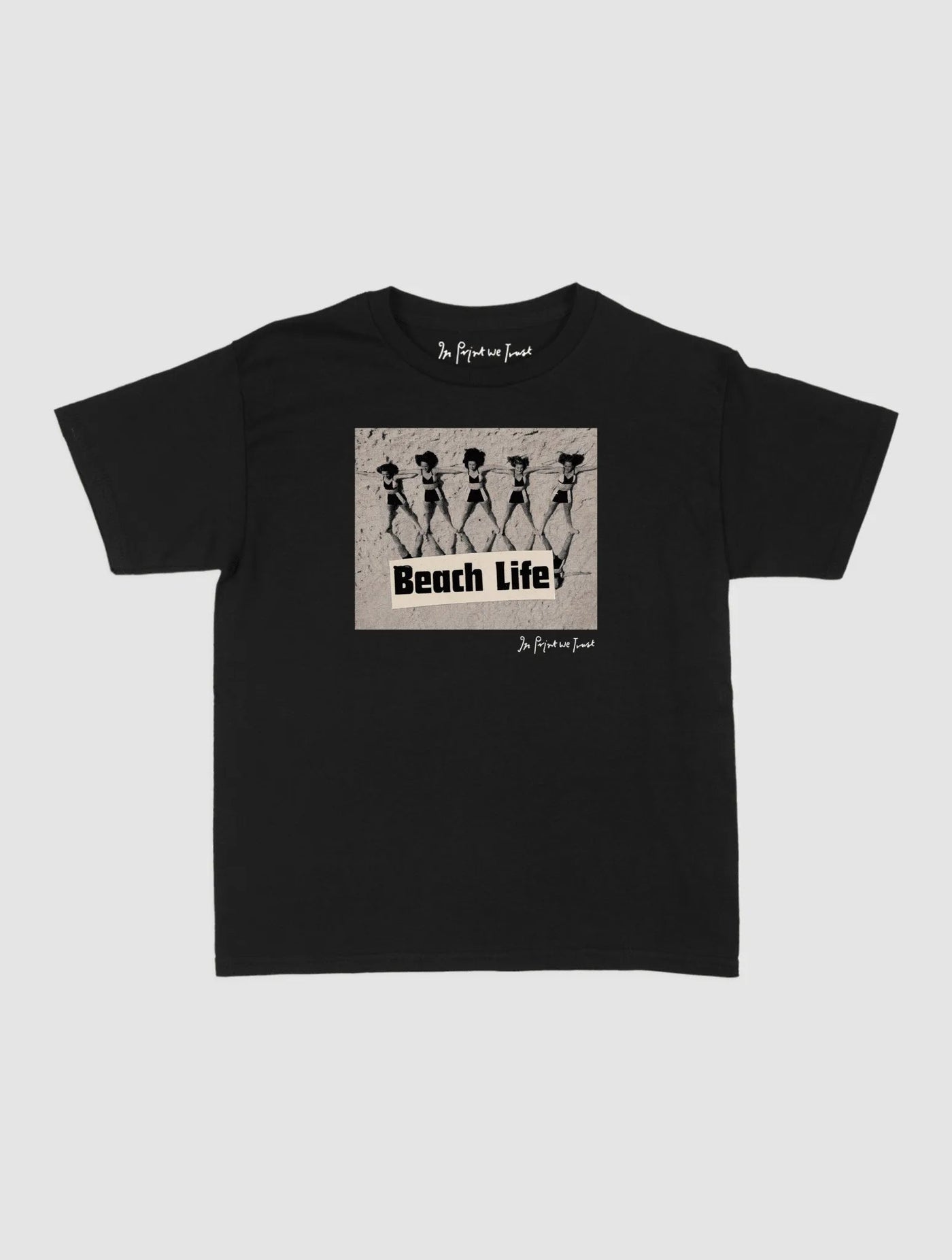 beach life baby tee - In Print We Trust