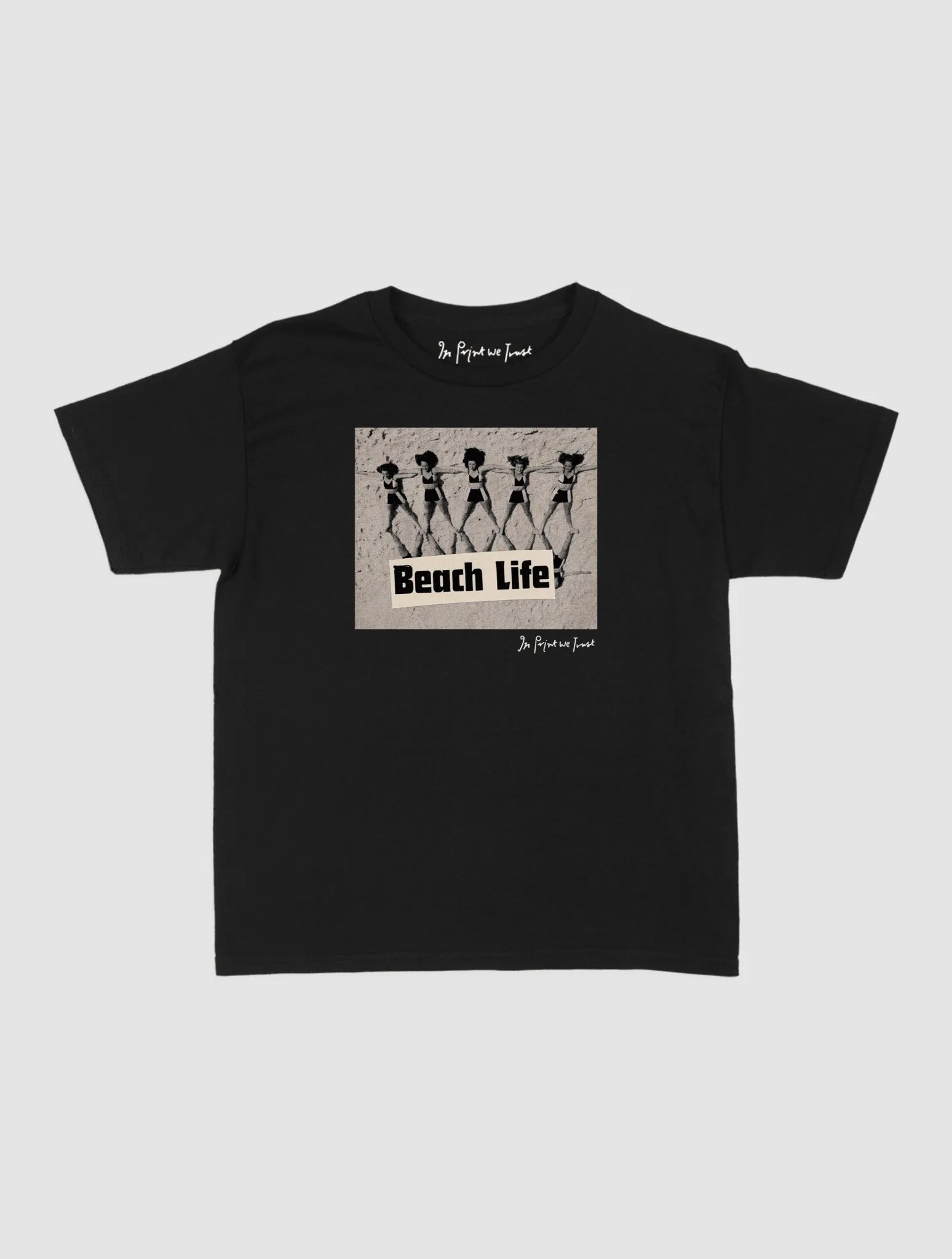 beach life baby tee - In Print We Trust