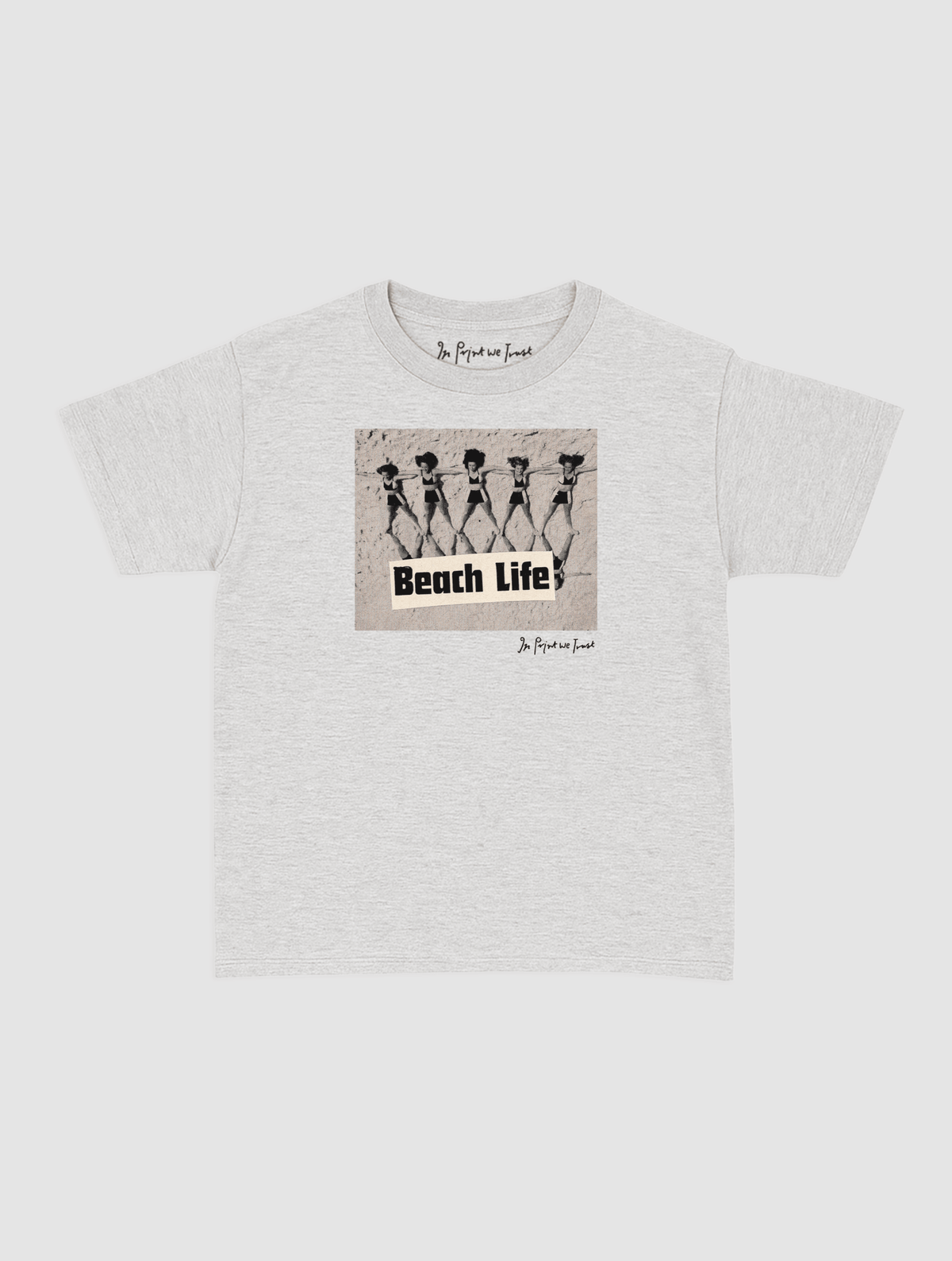 beach life baby tee - In Print We Trust