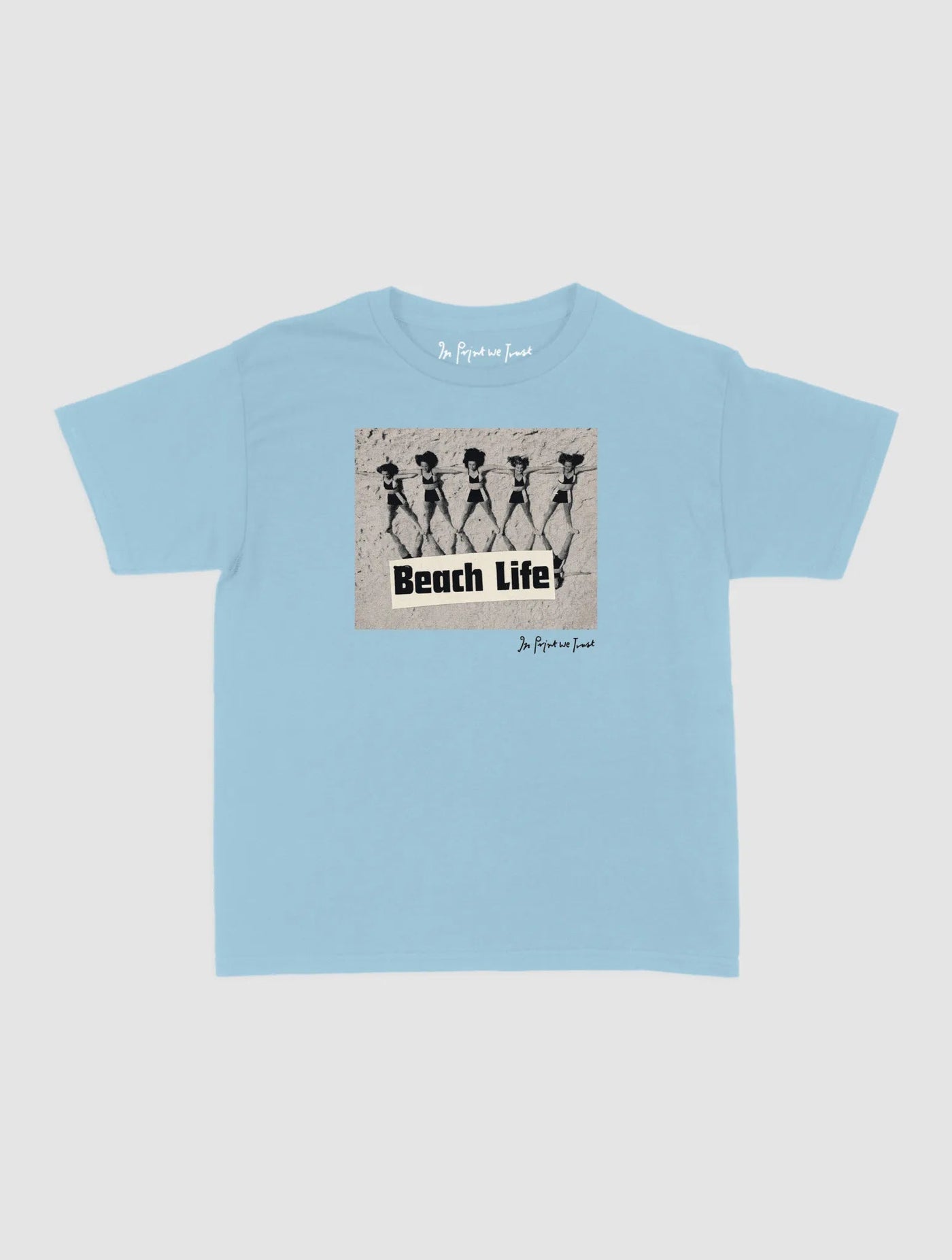 beach life baby tee - In Print We Trust