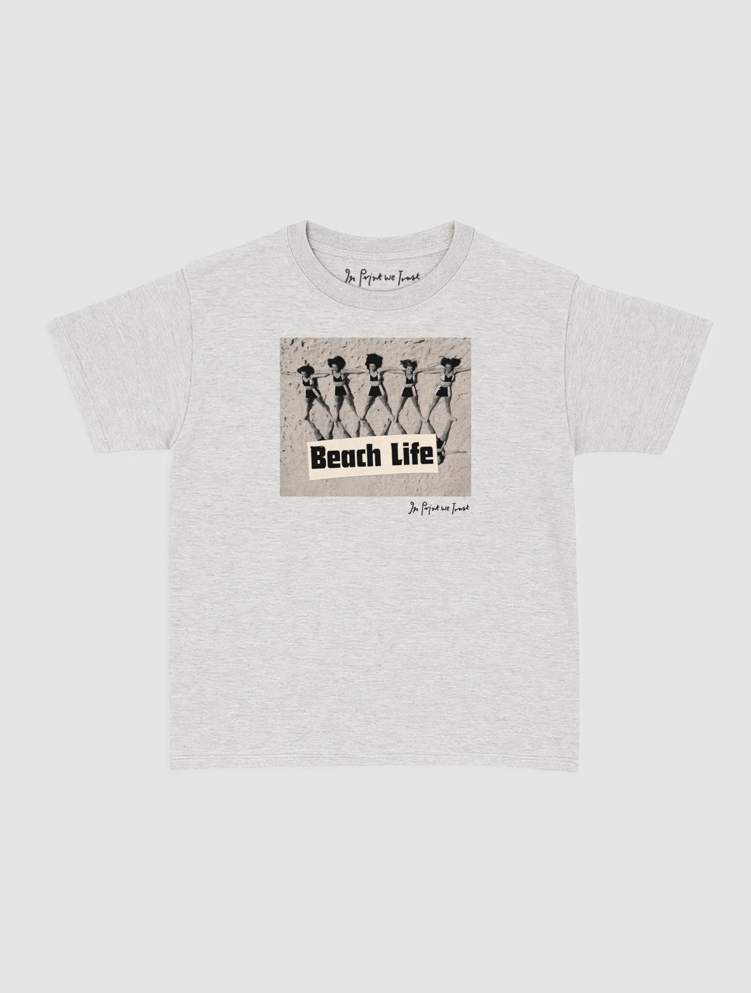 beach life baby tee - In Print We Trust