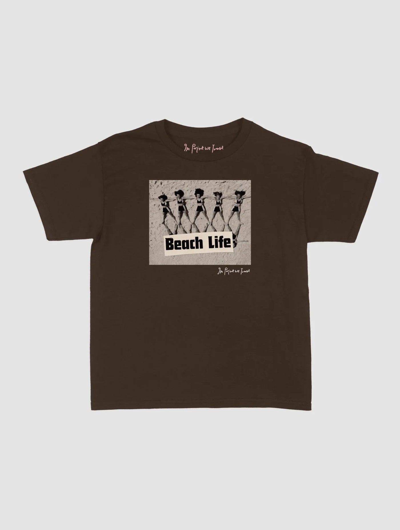 beach life baby tee - In Print We Trust