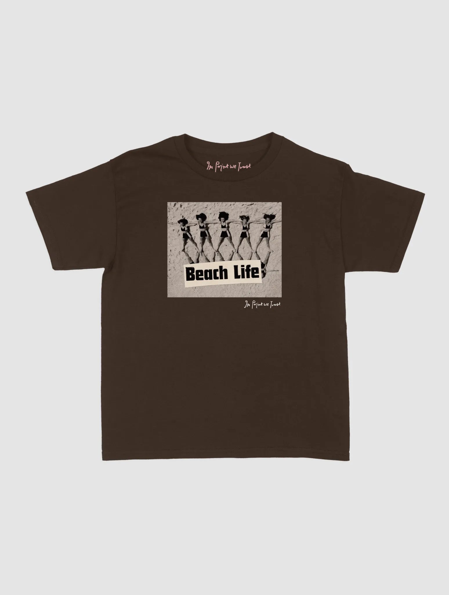 beach life baby tee - In Print We Trust