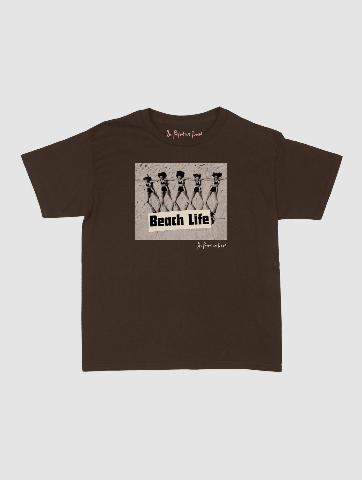 beach life baby tee - In Print We Trust