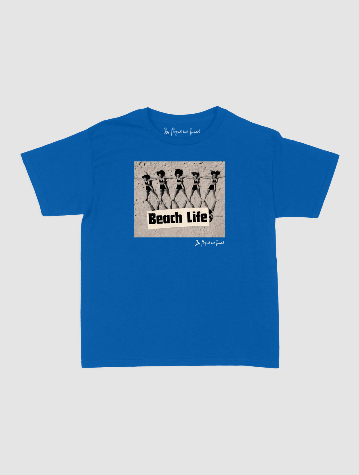 beach life baby tee - In Print We Trust