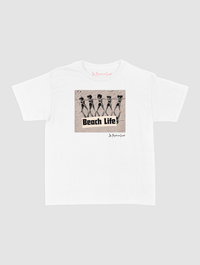 beach life baby tee - In Print We Trust