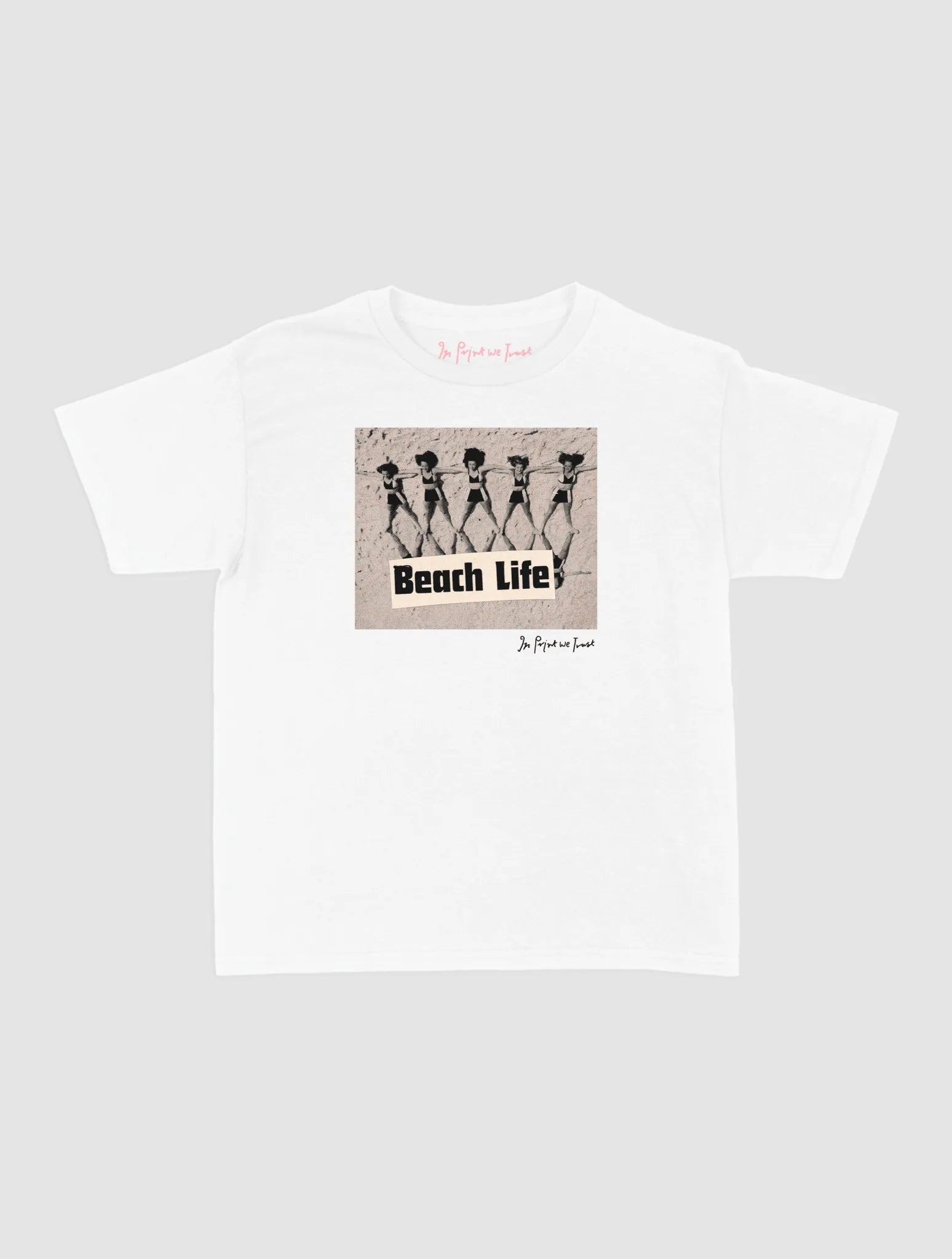beach life baby tee - In Print We Trust