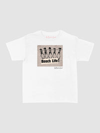 beach life baby tee - In Print We Trust