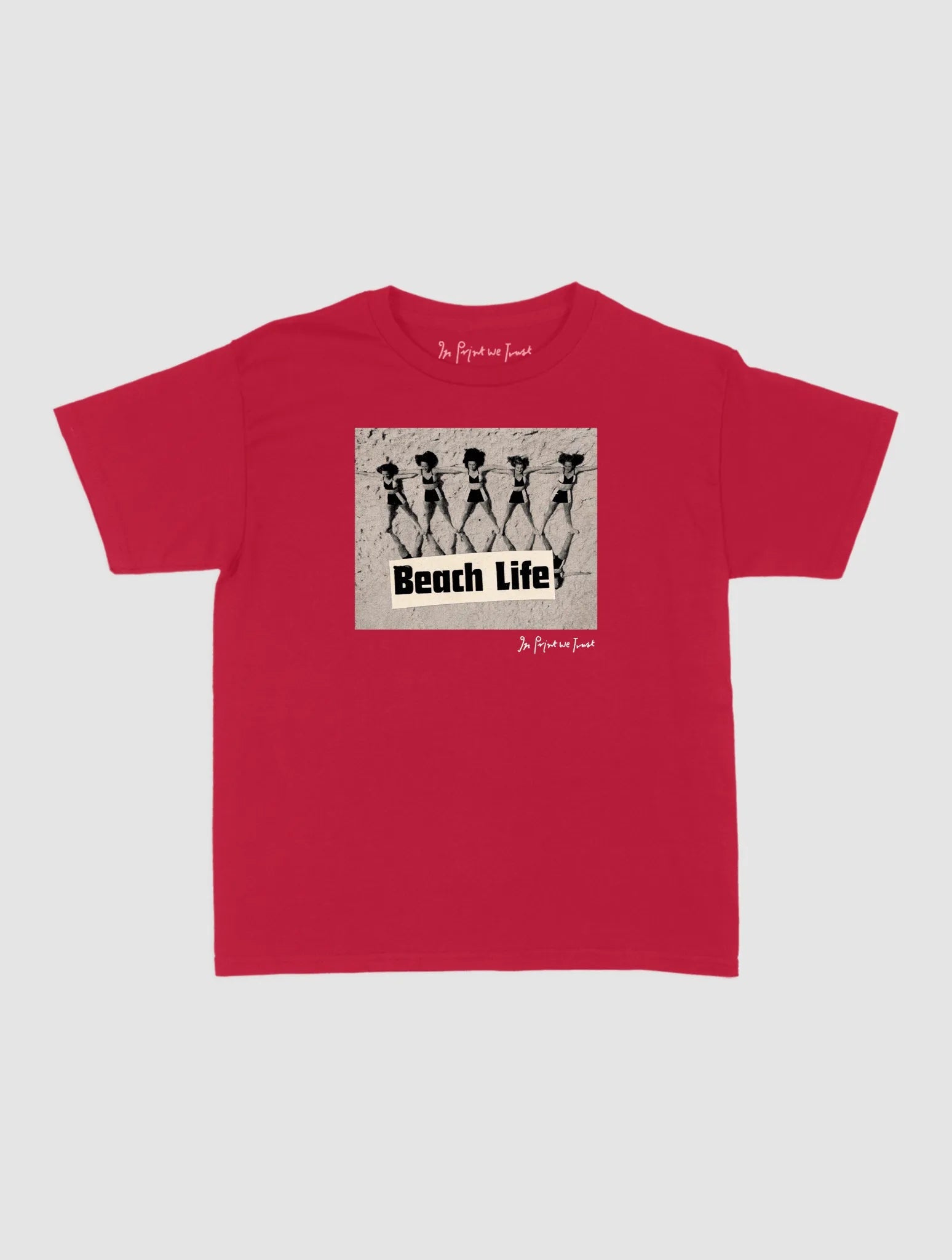 beach life baby tee - In Print We Trust