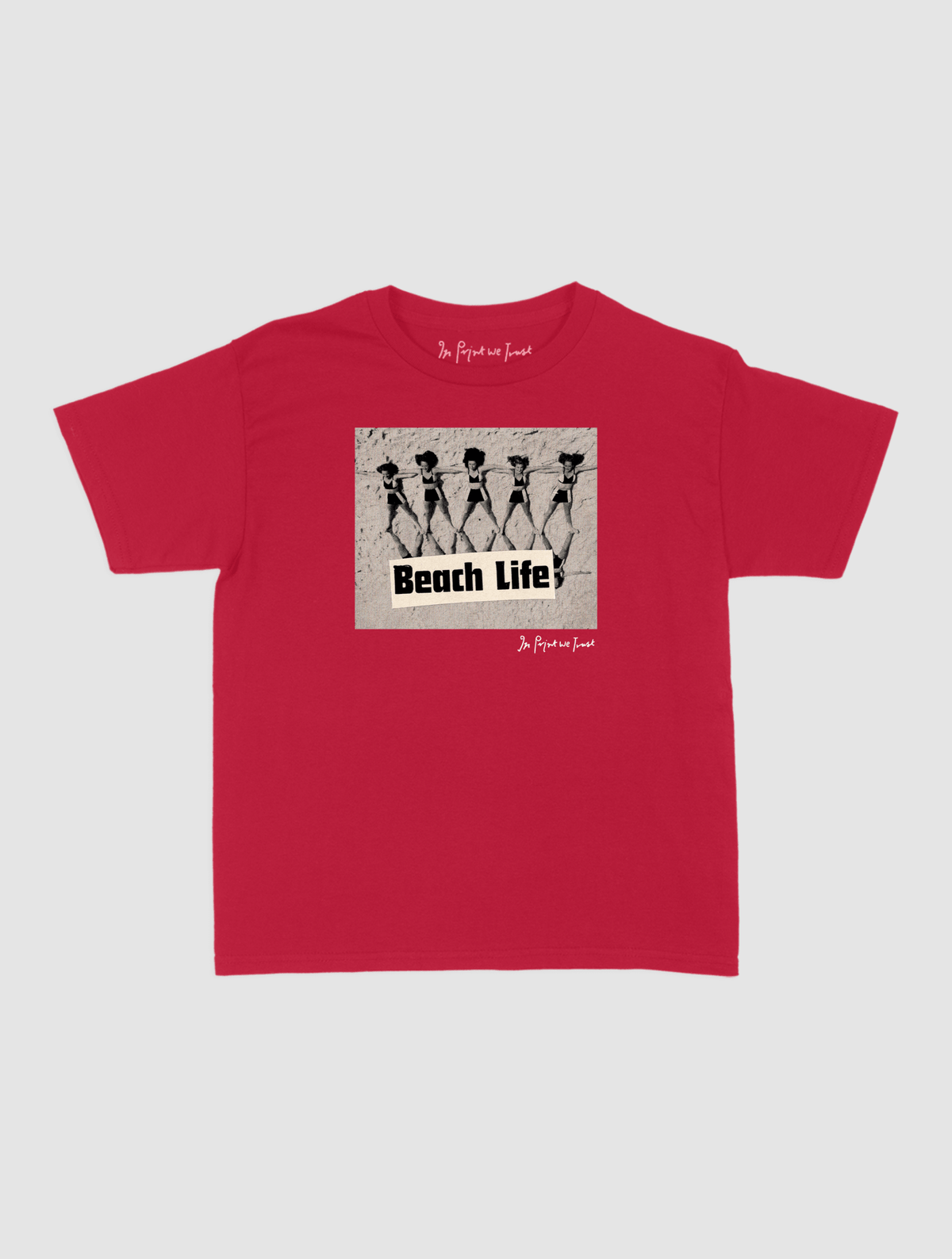 beach life baby tee - In Print We Trust