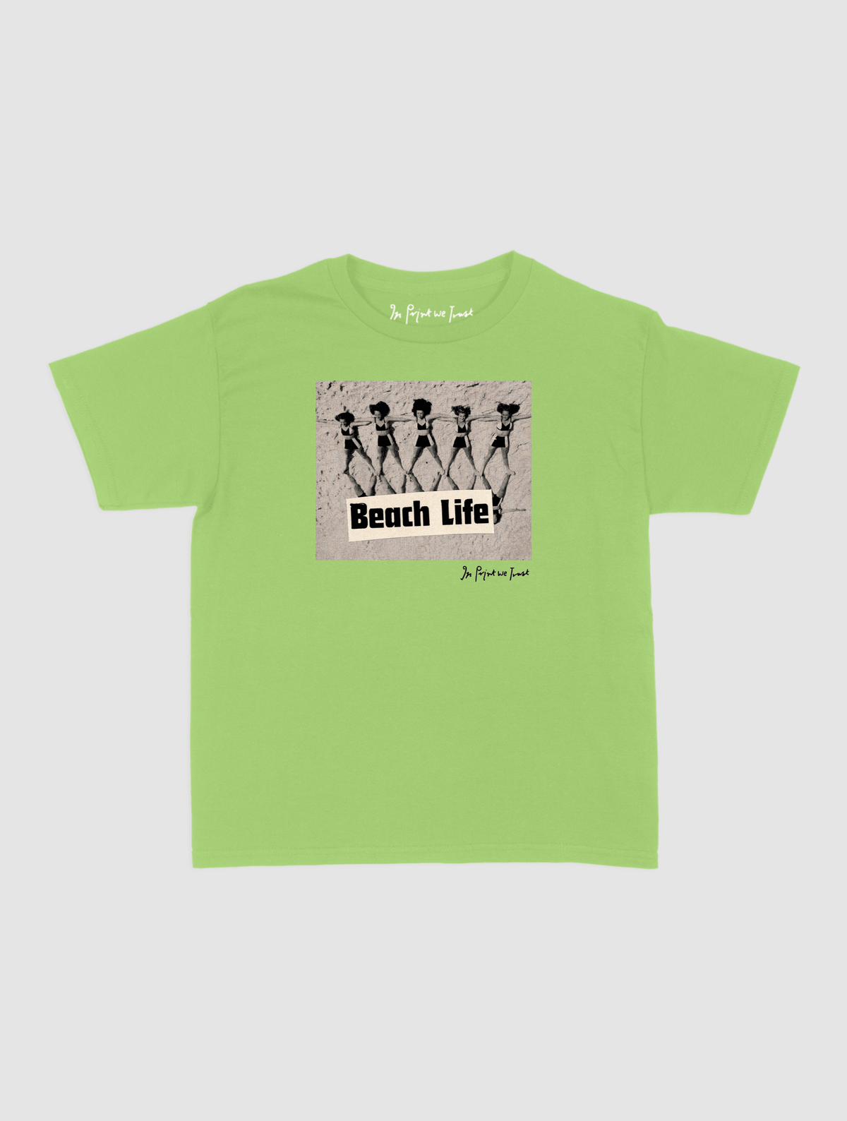 beach life baby tee - In Print We Trust