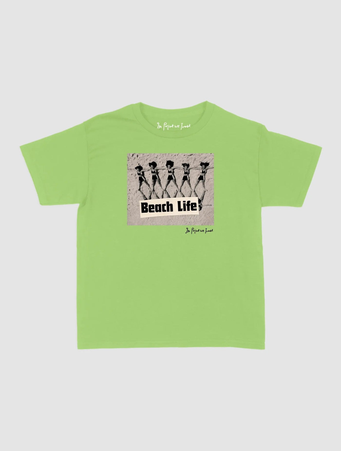 beach life baby tee - In Print We Trust