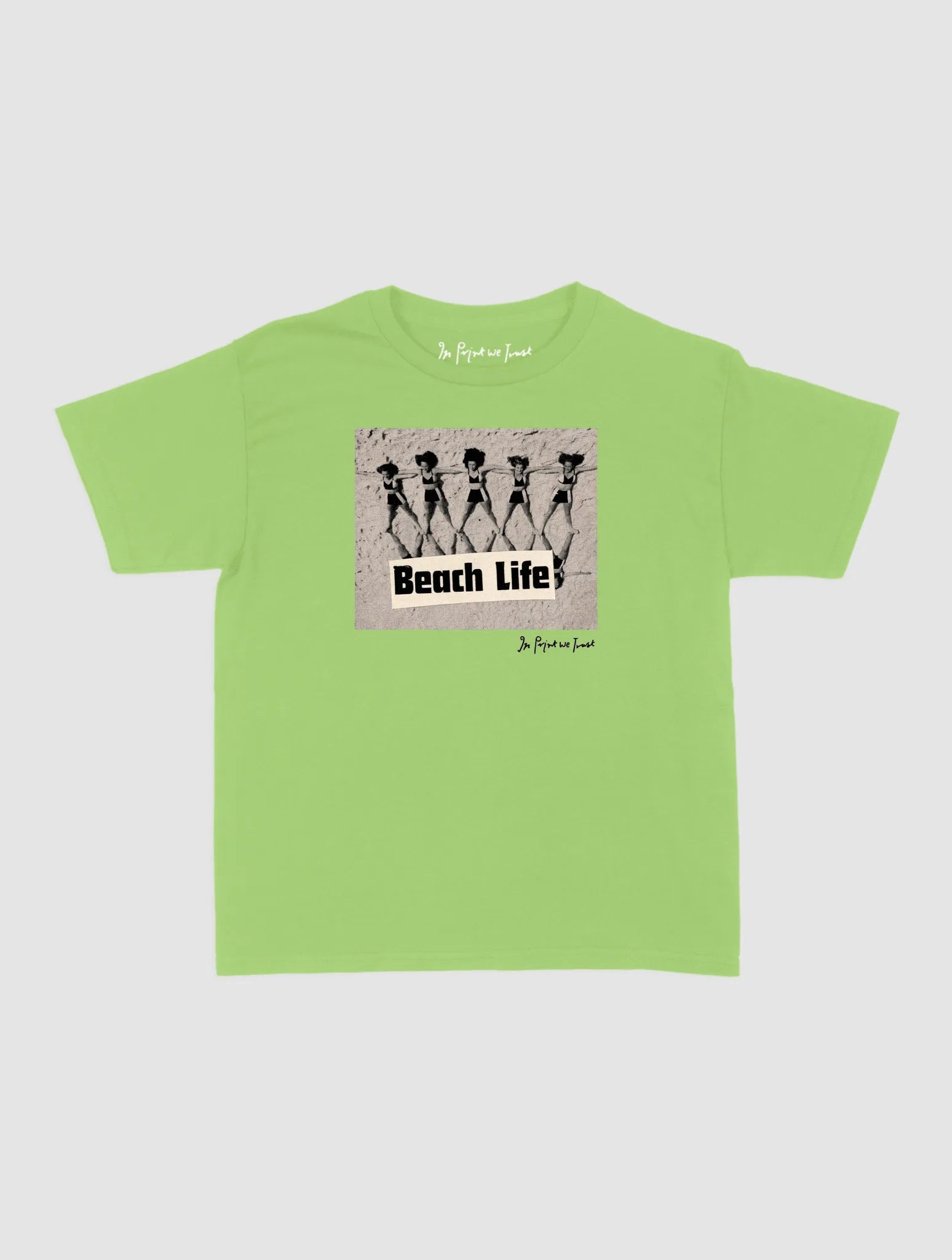 beach life baby tee - In Print We Trust