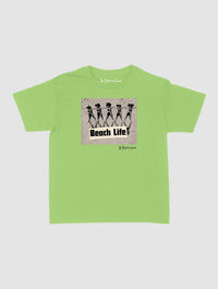 beach life baby tee - In Print We Trust