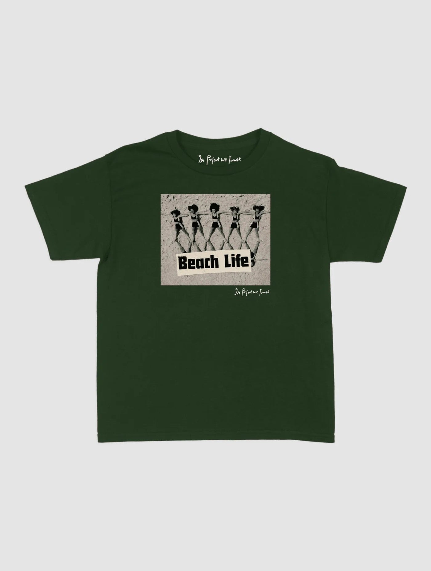 beach life baby tee - In Print We Trust