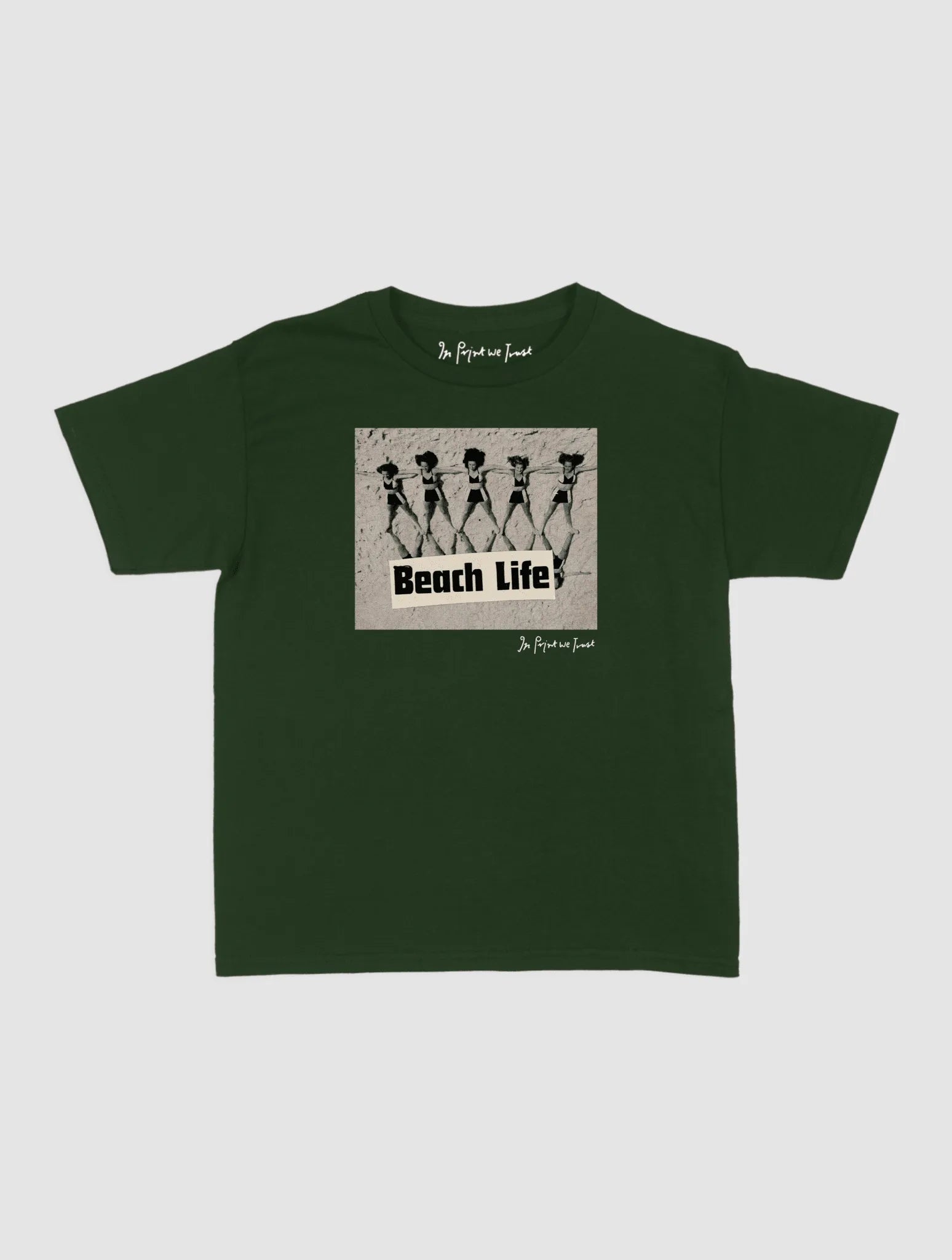 beach life baby tee - In Print We Trust