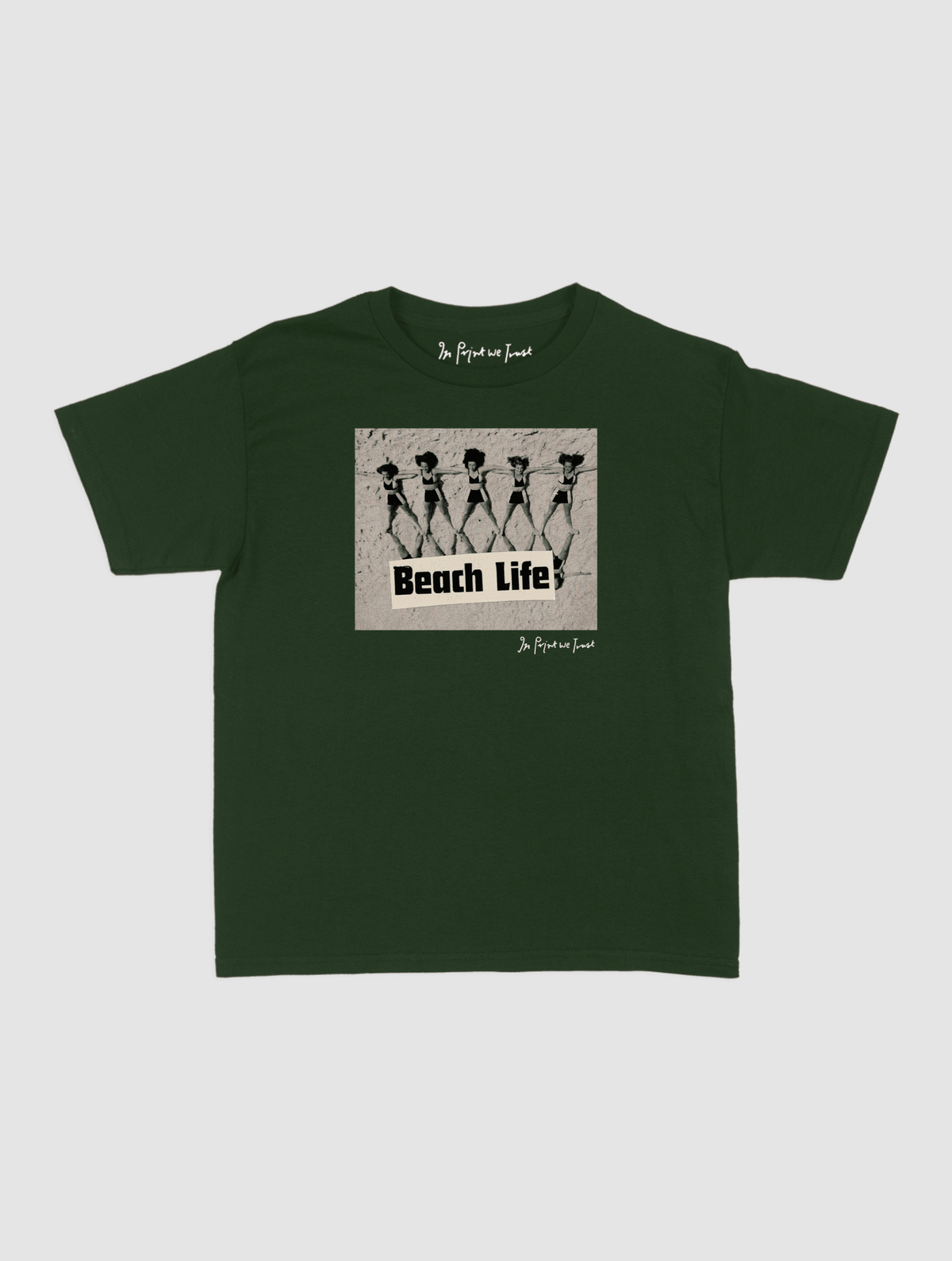 beach life baby tee - In Print We Trust