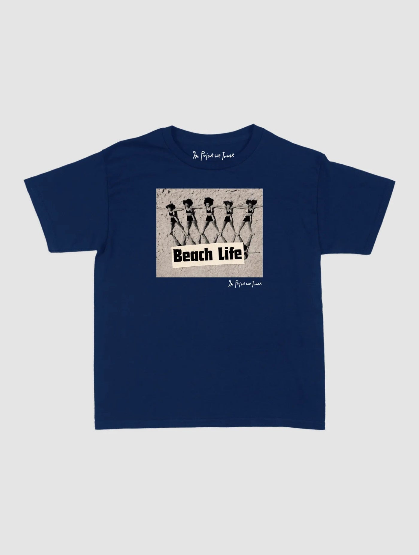 beach life baby tee - In Print We Trust