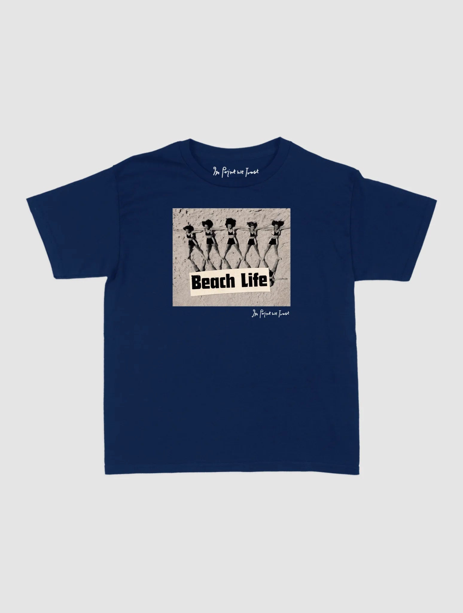 beach life baby tee - In Print We Trust