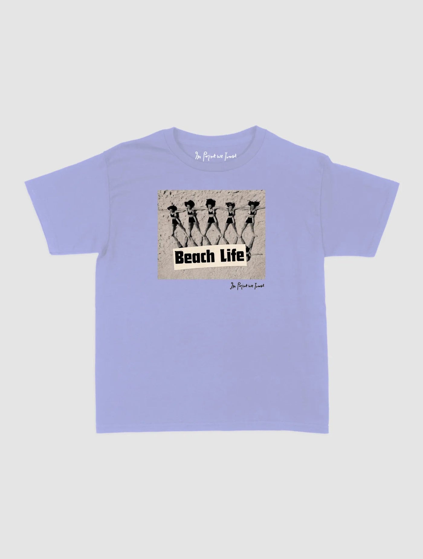 beach life baby tee - In Print We Trust
