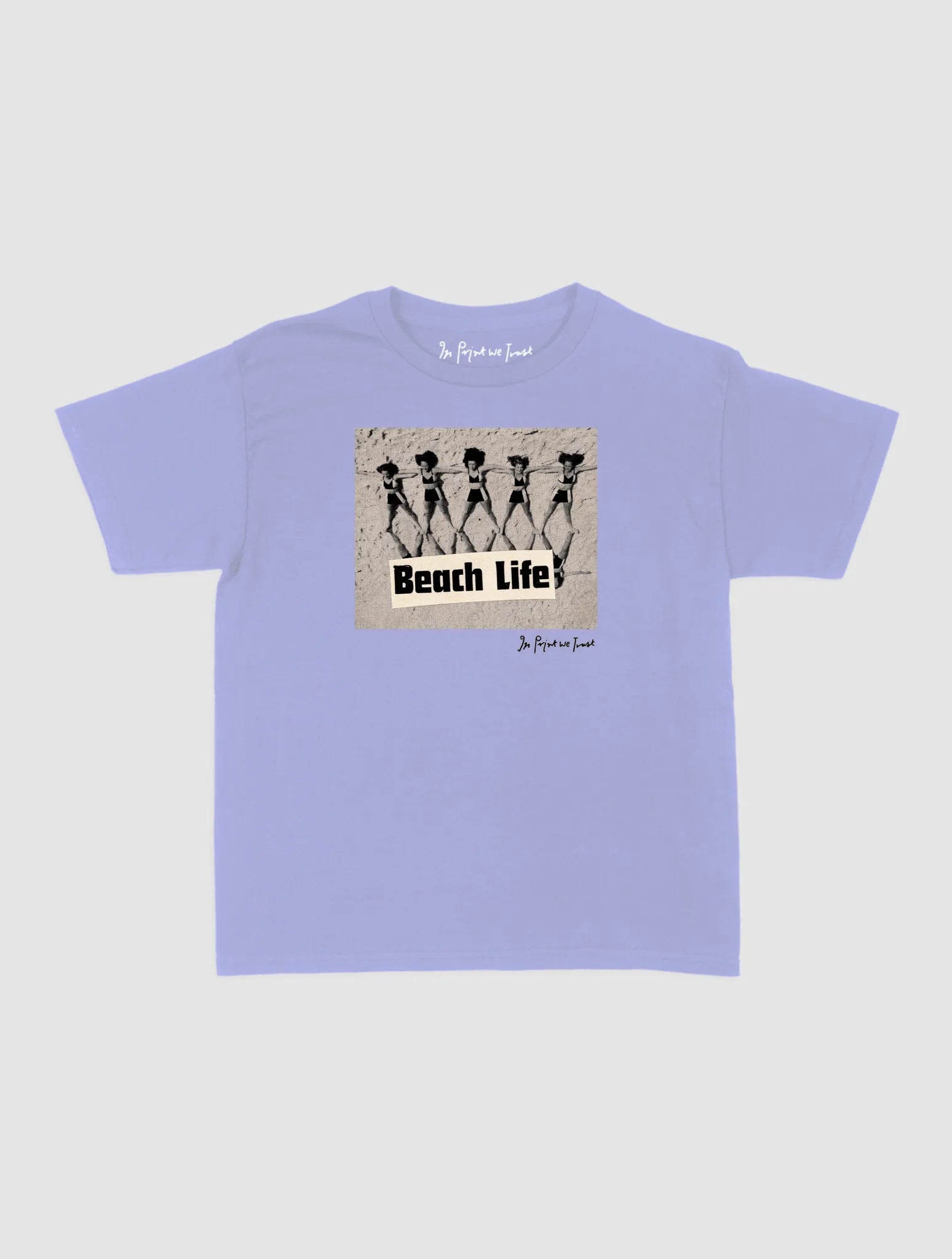 beach life baby tee - In Print We Trust