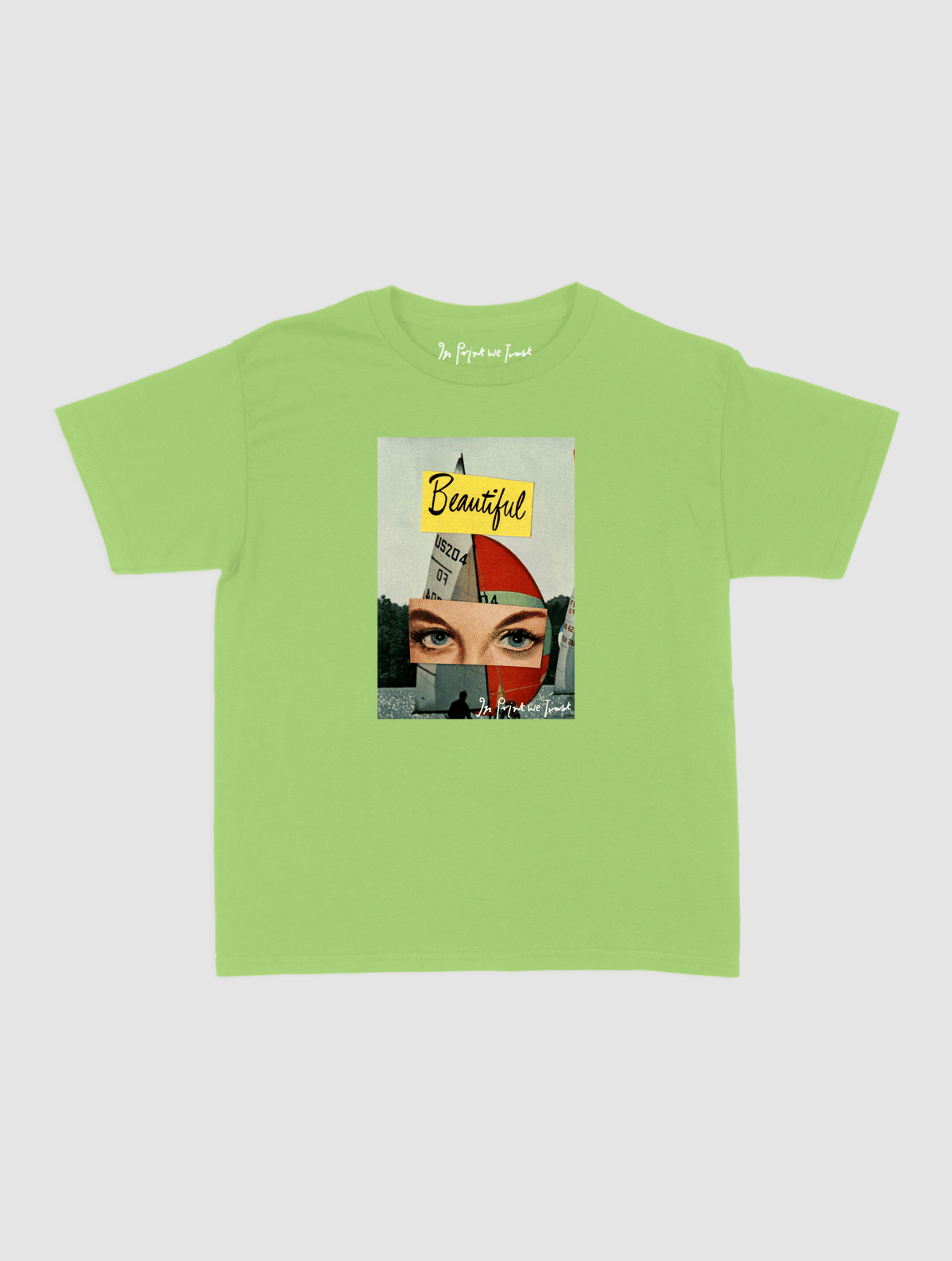 beautiful day baby tee - In Print We Trust