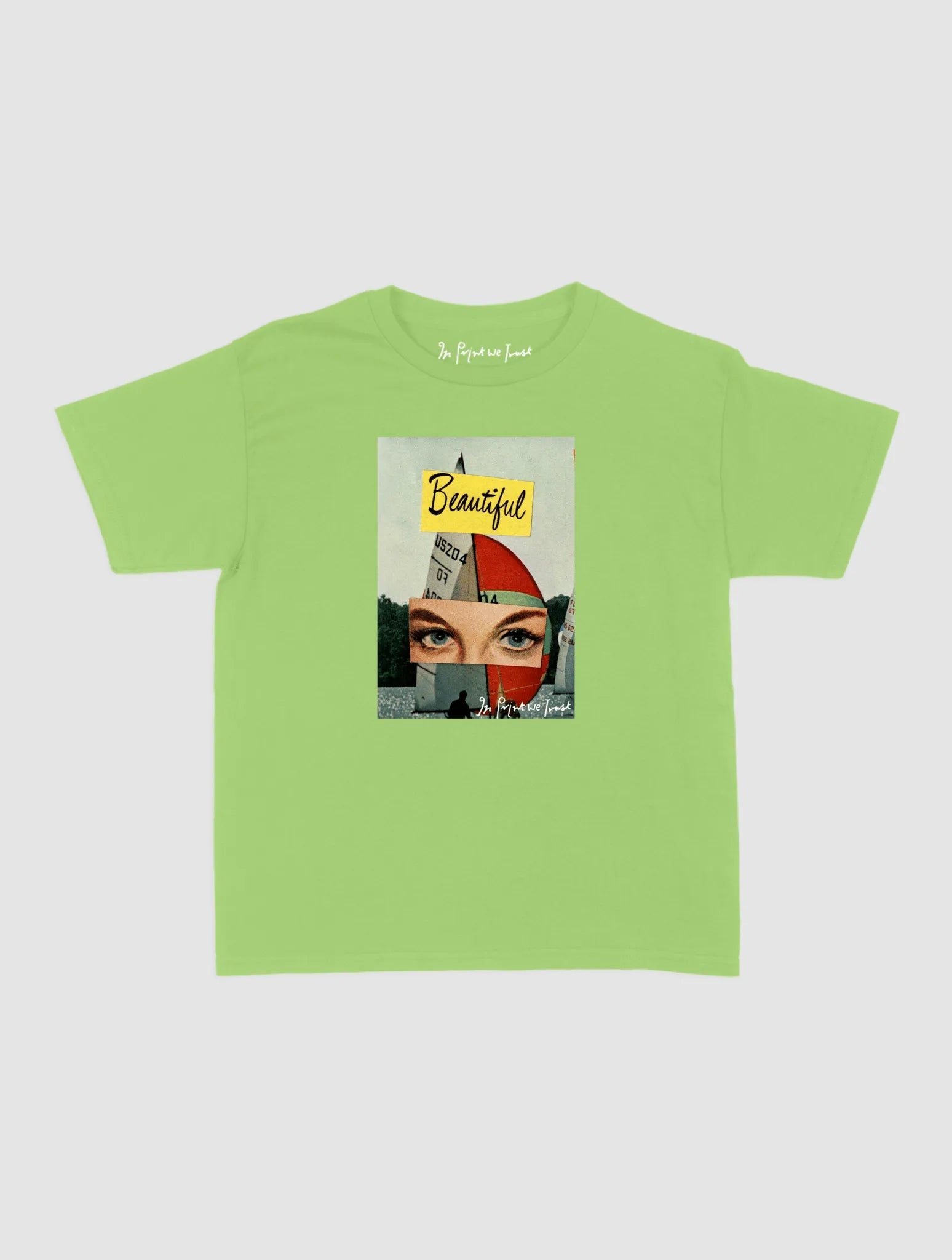 beautiful day baby tee - In Print We Trust