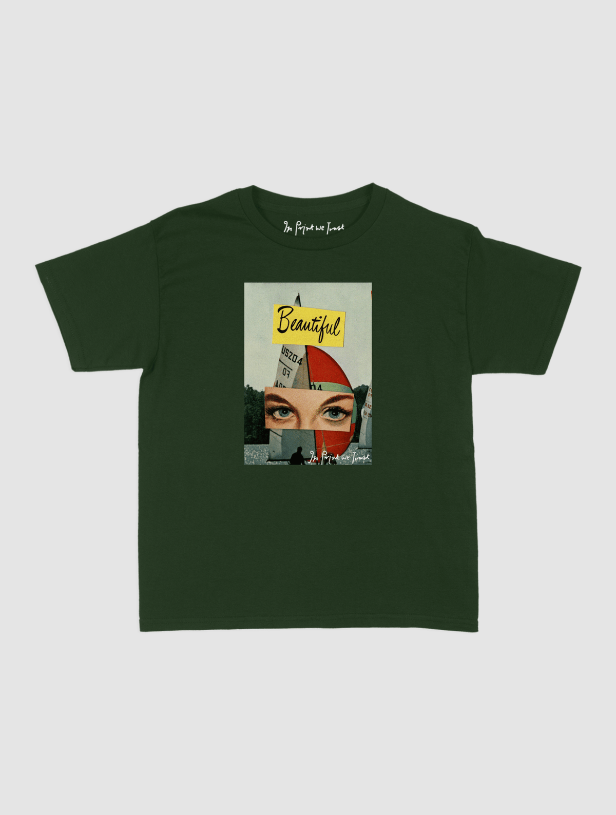 beautiful day baby tee - In Print We Trust