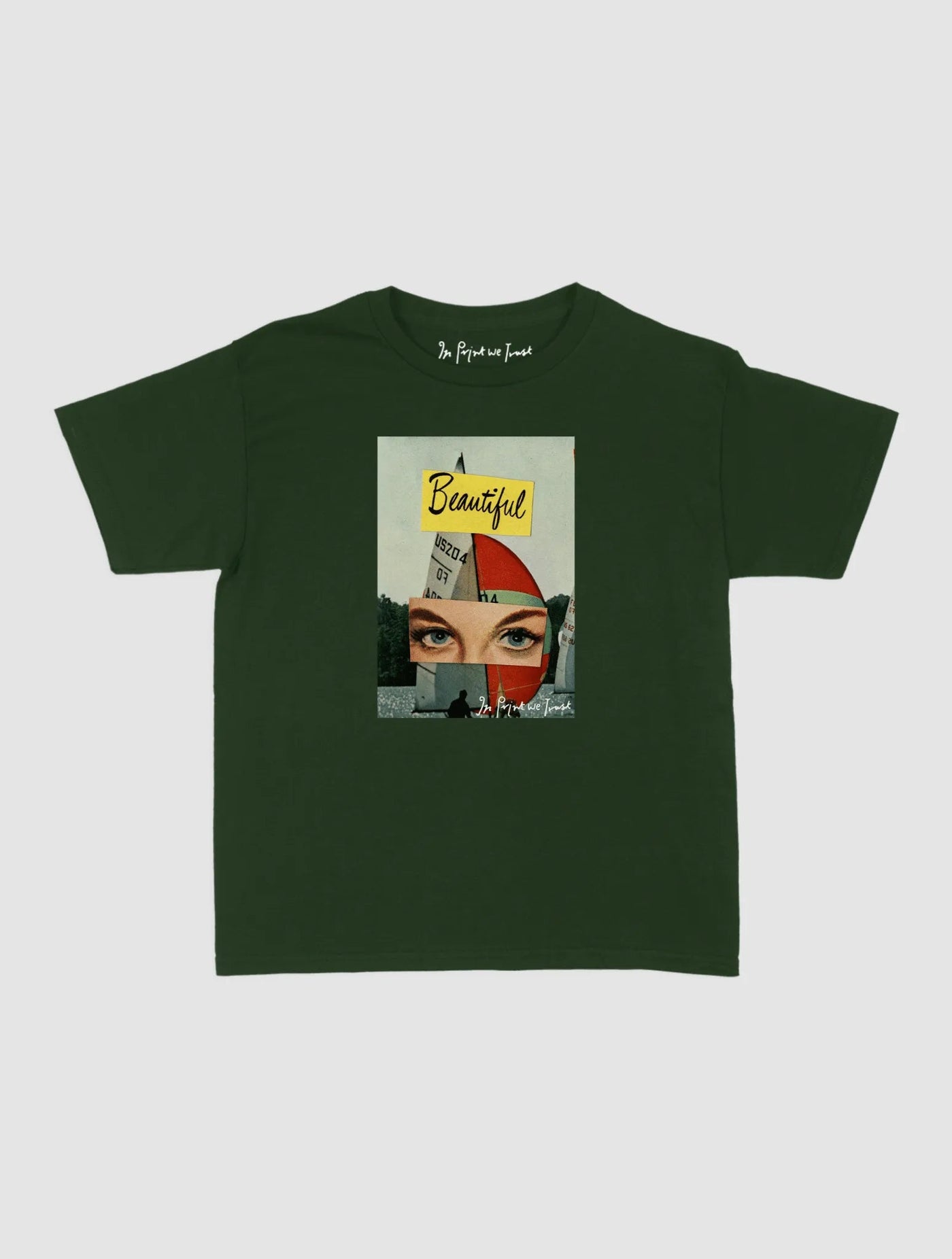 beautiful day baby tee - In Print We Trust