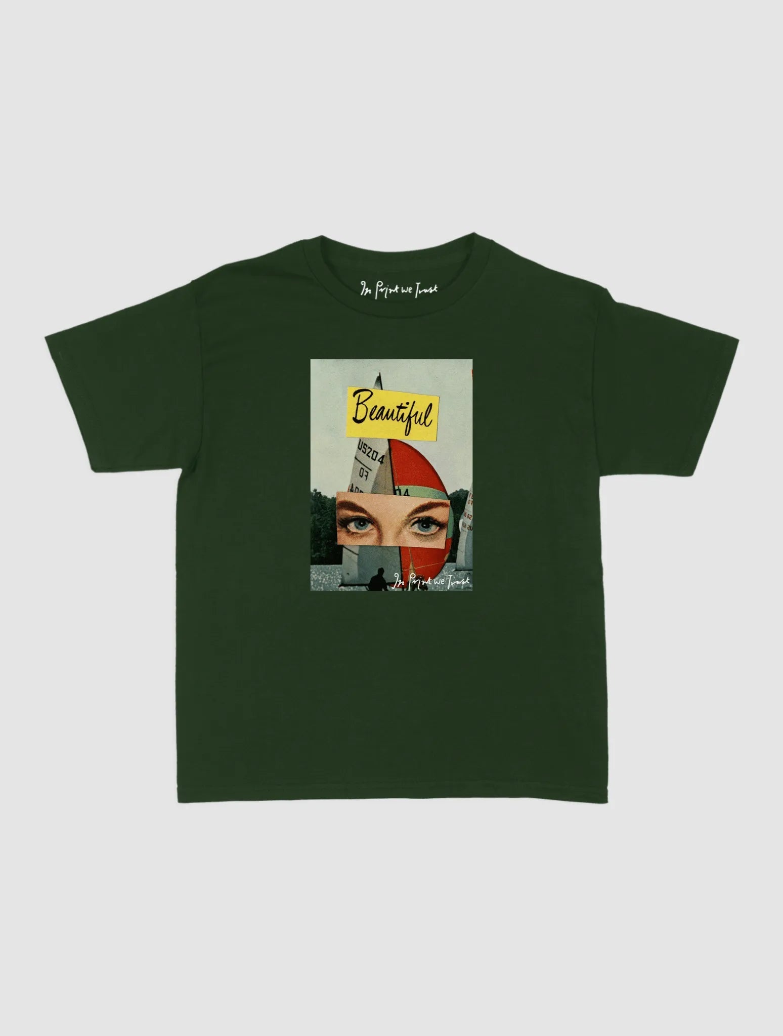 beautiful day baby tee - In Print We Trust