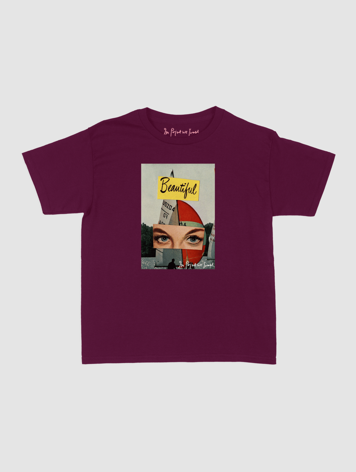 beautiful day baby tee - In Print We Trust