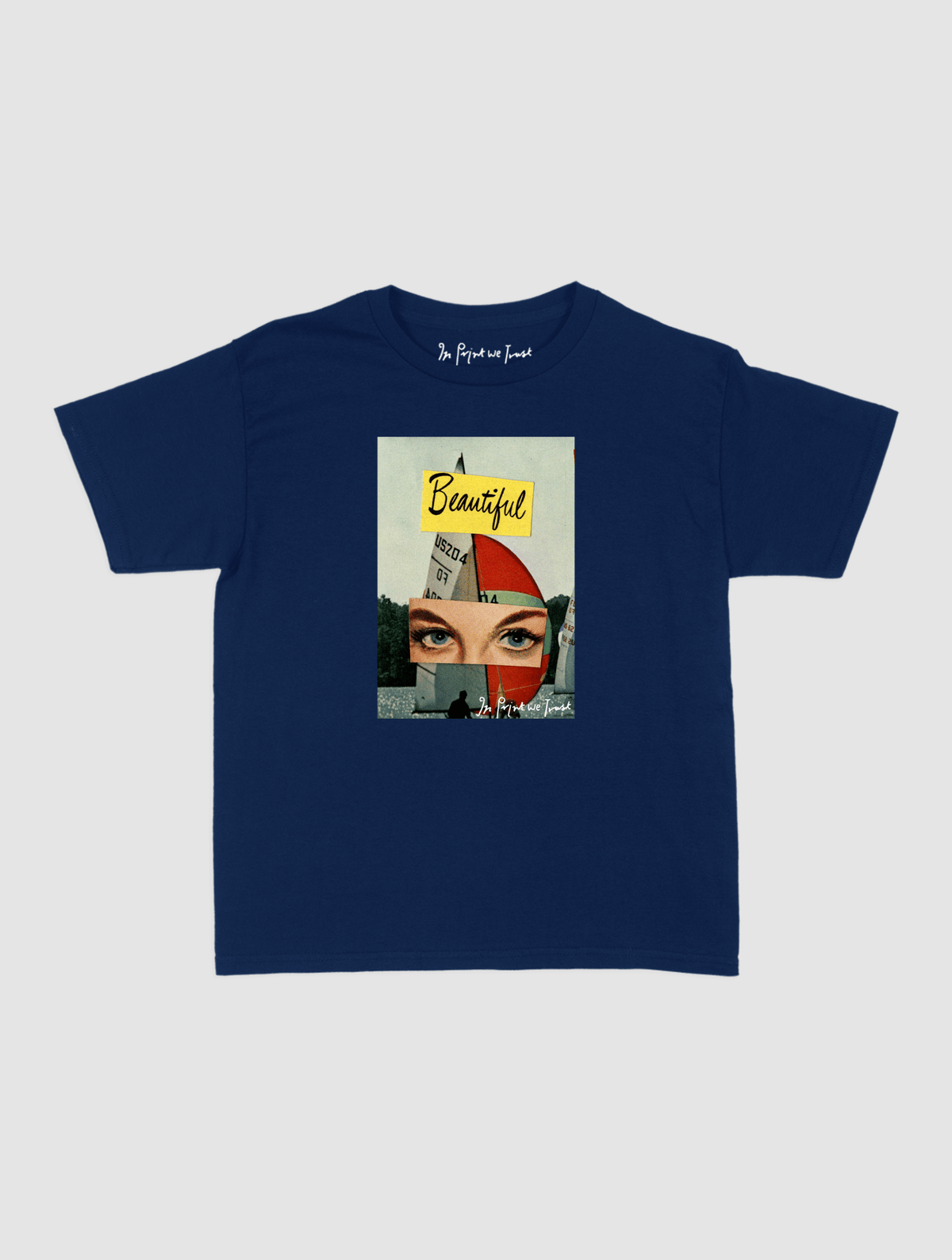 beautiful day baby tee - In Print We Trust